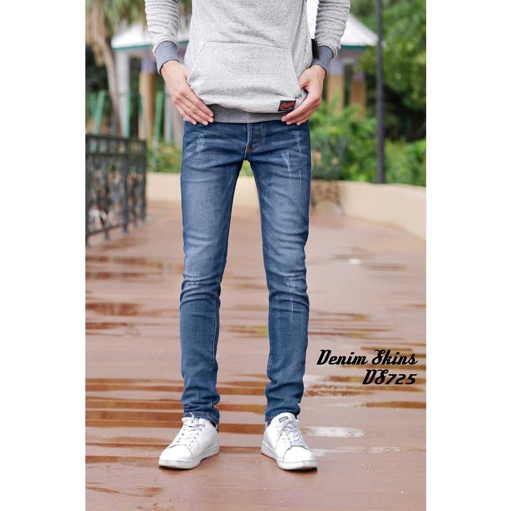 DENIMSKINS กางเกงยีนส์ชายทรงเดฟ No.DS725