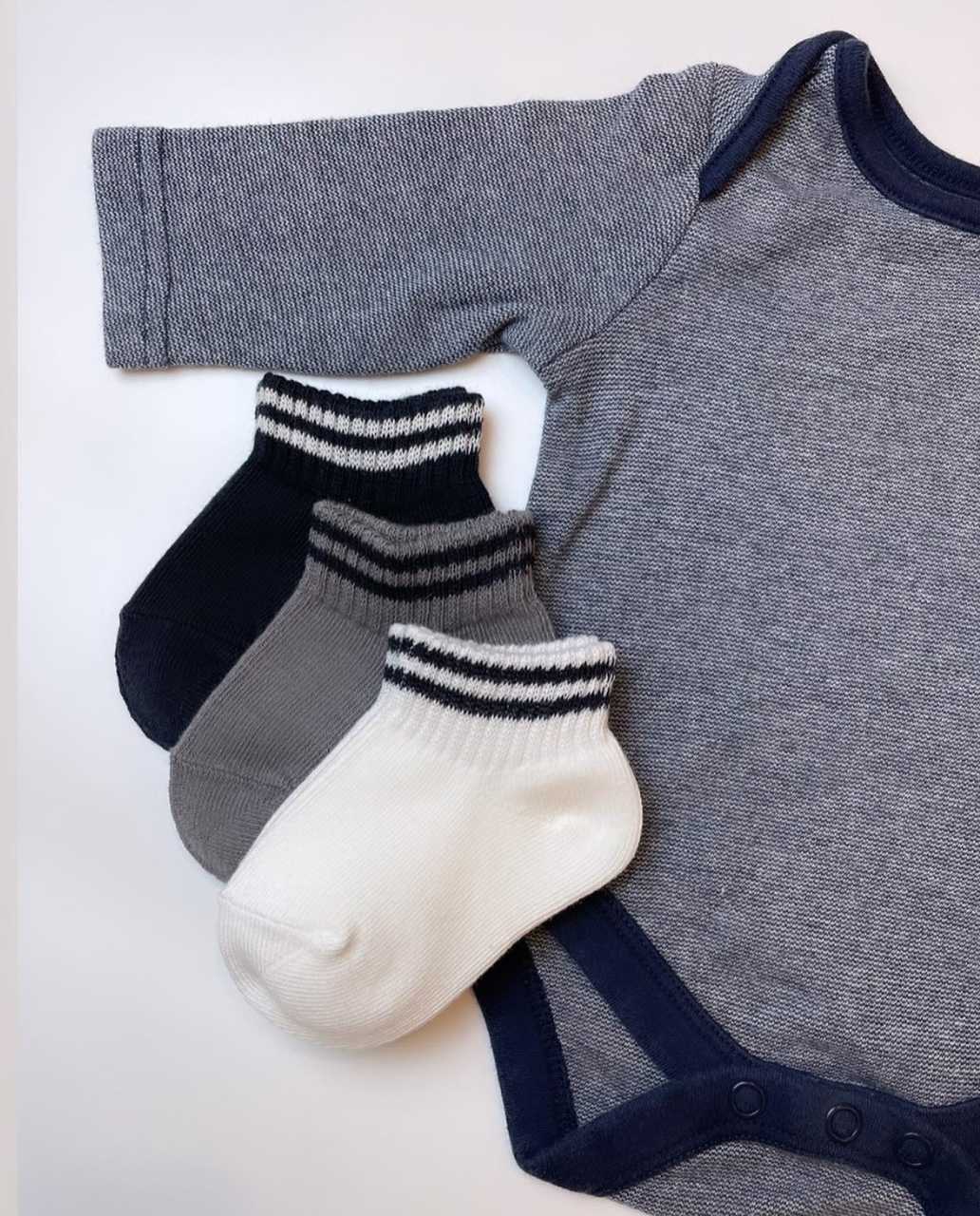 สินค้าขายดีรุ่น Jacky - 3 pairs pack ( with newborn size )