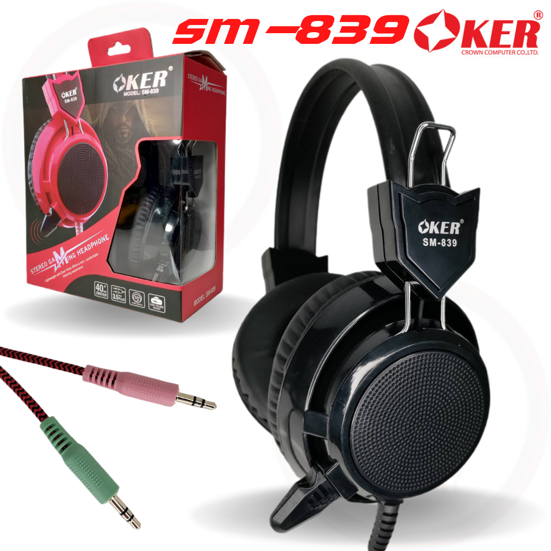 หูฟังเกมเมอร์ OKER รุ่น SM-839