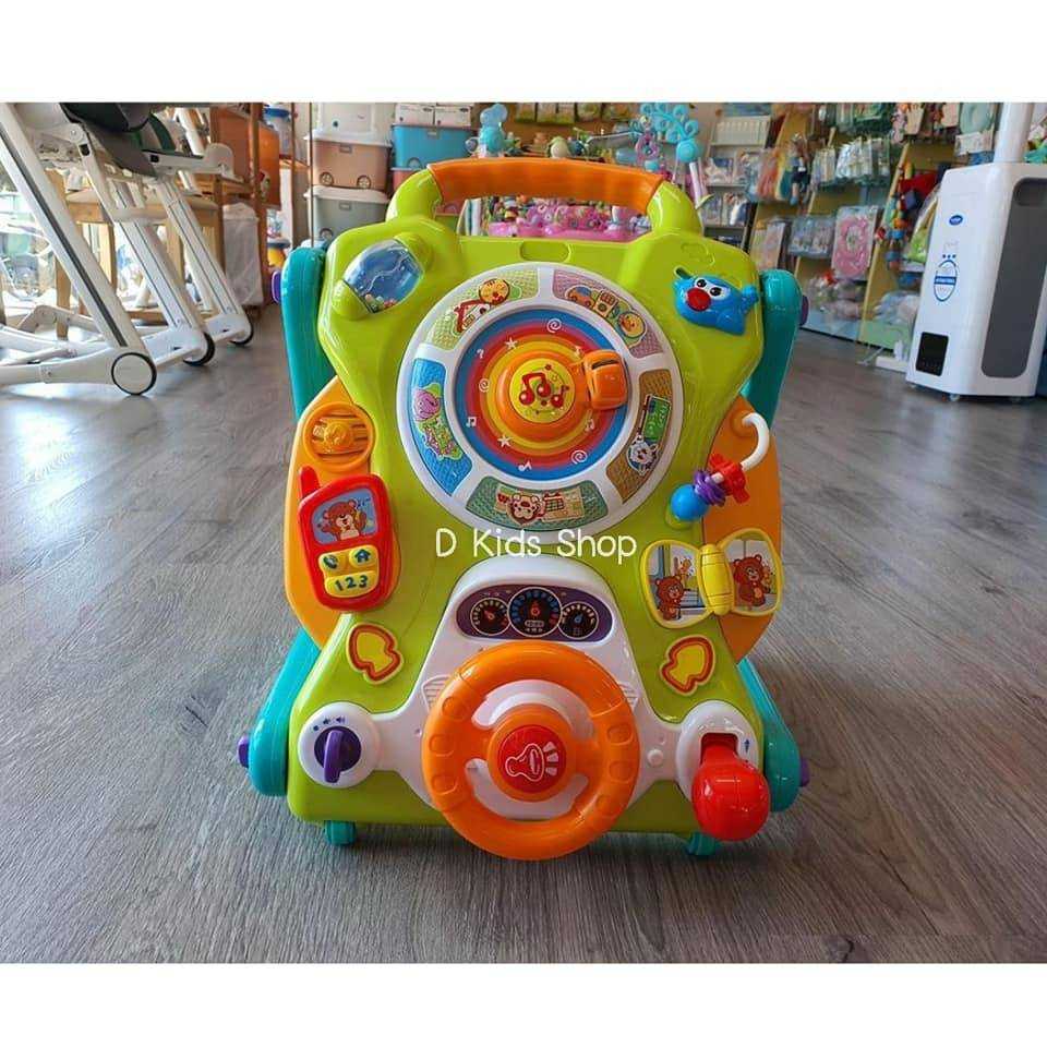 D Kids รถผลักเดิน+โต๊ะกิจกรรม 2in1 รถผลักเดินเด็ก  Baby Activity Table Walker แบรนด์ Hola(huile)