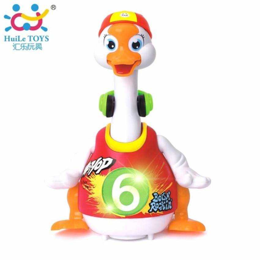 D Kids ของเล่นเด็ก เจ้าห่านเต้นได้ เจ้าห่านแด๊นซ์กระจาย มีเสียงดนตรี Swing Goose by huile (Hola)