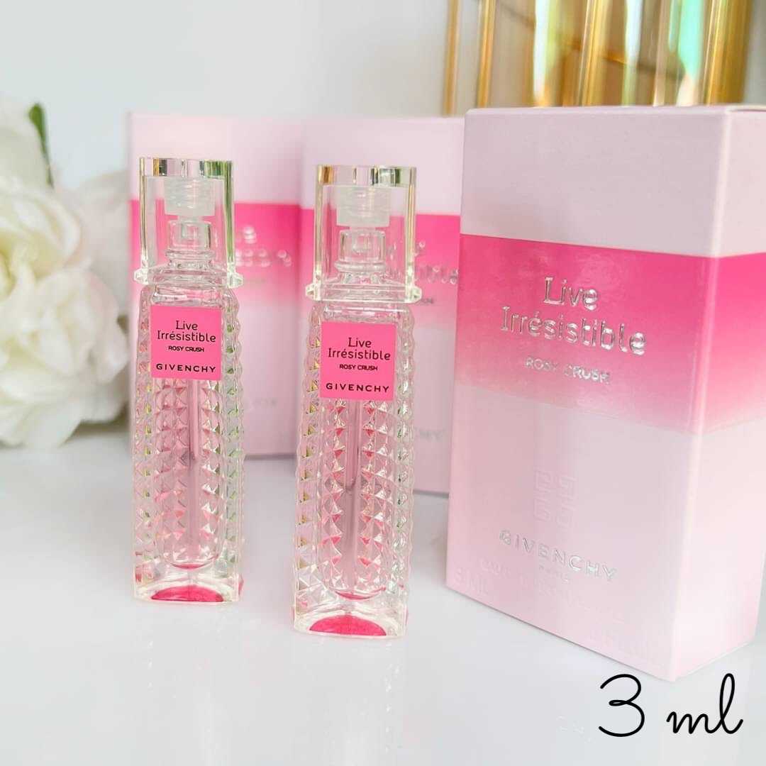 GIVENCHY Live Irresistible Rosy Crush EDP น้ำหอมจิ๋ว ขนาดทดลอง 3 ml หัวแต้ม แท้ 100%