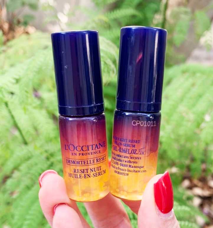 L'Occitane Immortelle Overnight Reset Oil In Serum 5ml.