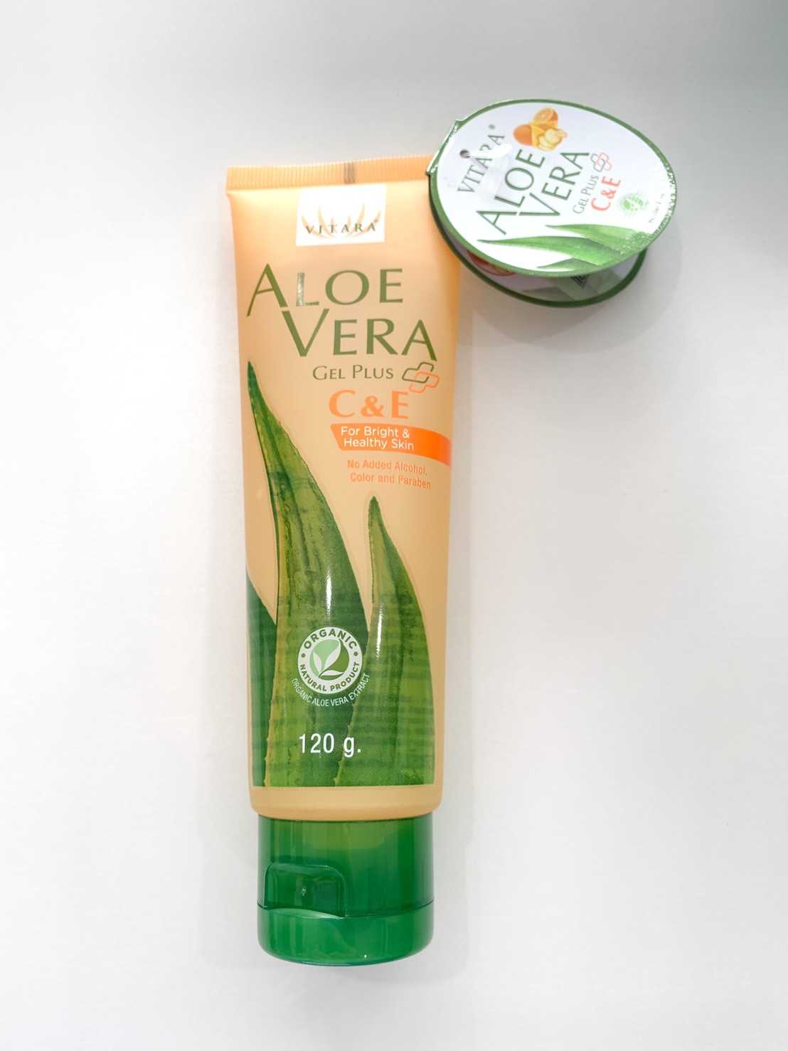 VITARA ALOE VERA GEL PLUS C&E 120g. ไวทาร่า อโลเวร่า เจล ลัส ซี เเอนด์ อี