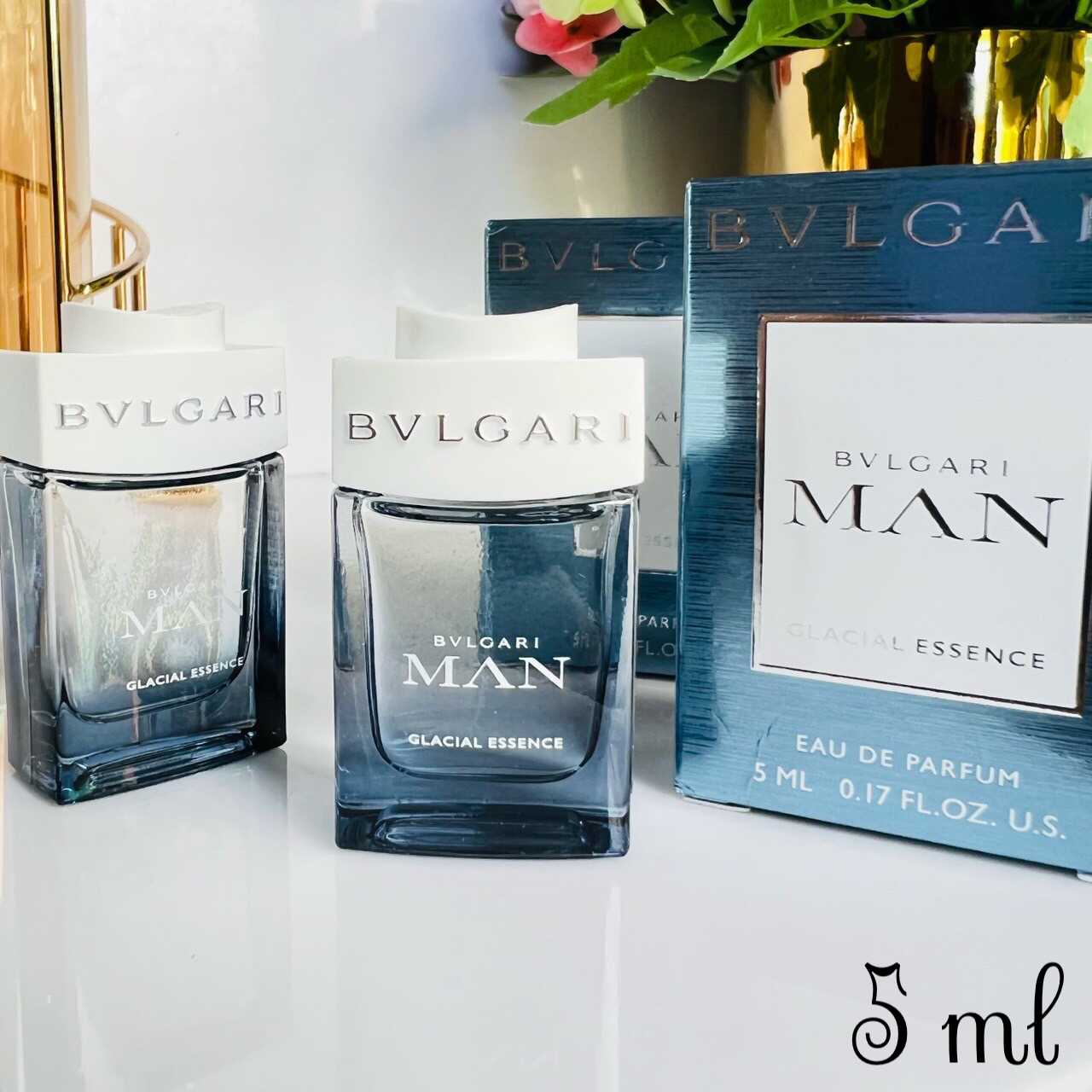 BVLGARI Man Glacial Essence EDP น้ำหอมจิ๋ว ขนาดทดลอง 5 ml หัวแต้ม แท้ 100%