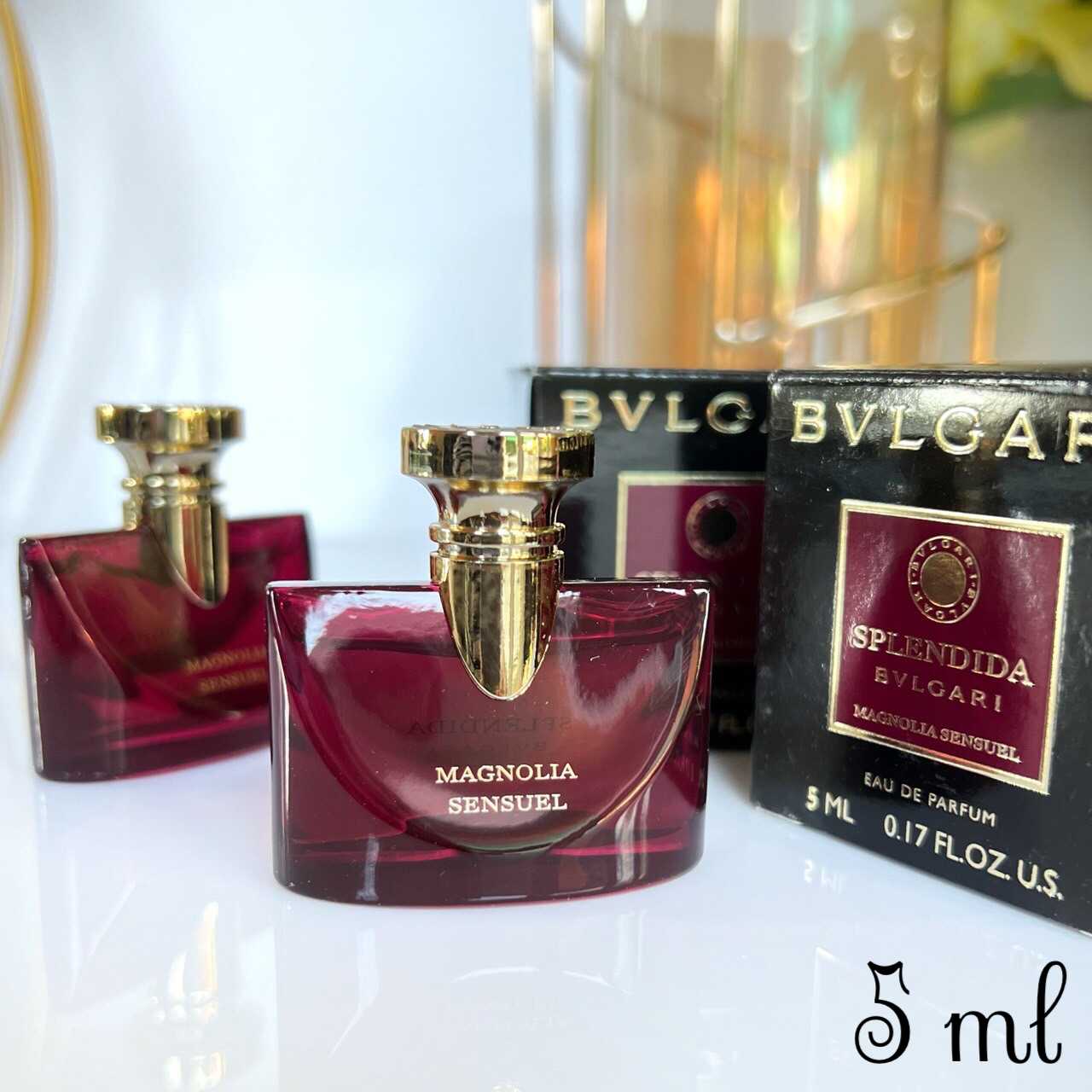 BVLGARI Splendida Magnolia Sensuel EDP น้ำหอมจิ๋ว ขนาดทดลอง 5 ml แท้ 100%