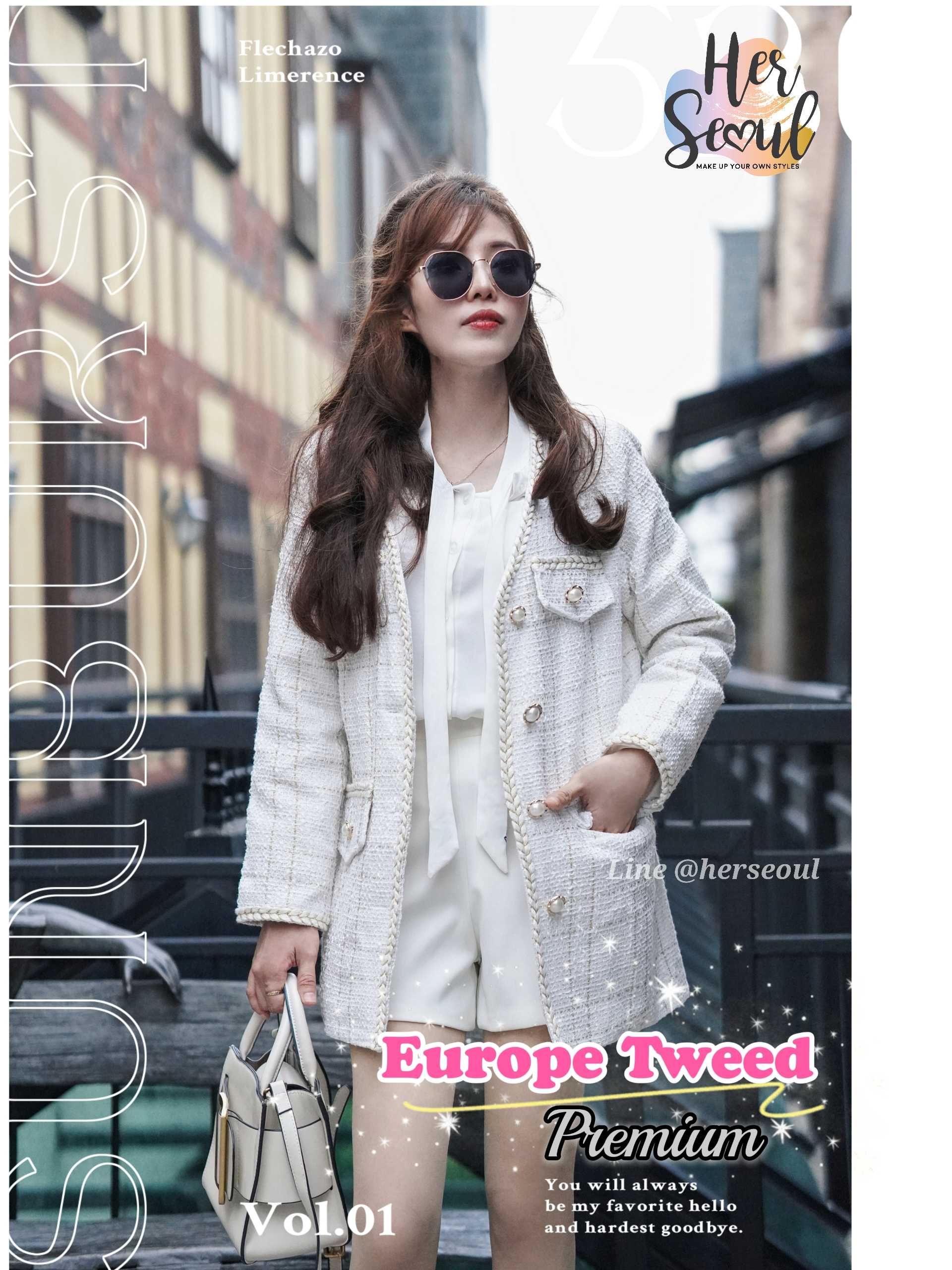 Europe Tweed Coat