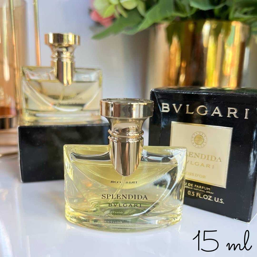 BVLGARI Splendida Iris D'or EDP น้ำหอมจิ๋ว ขนาดทดลอง 15 ml หัวสเปรย์ แท้ 100%