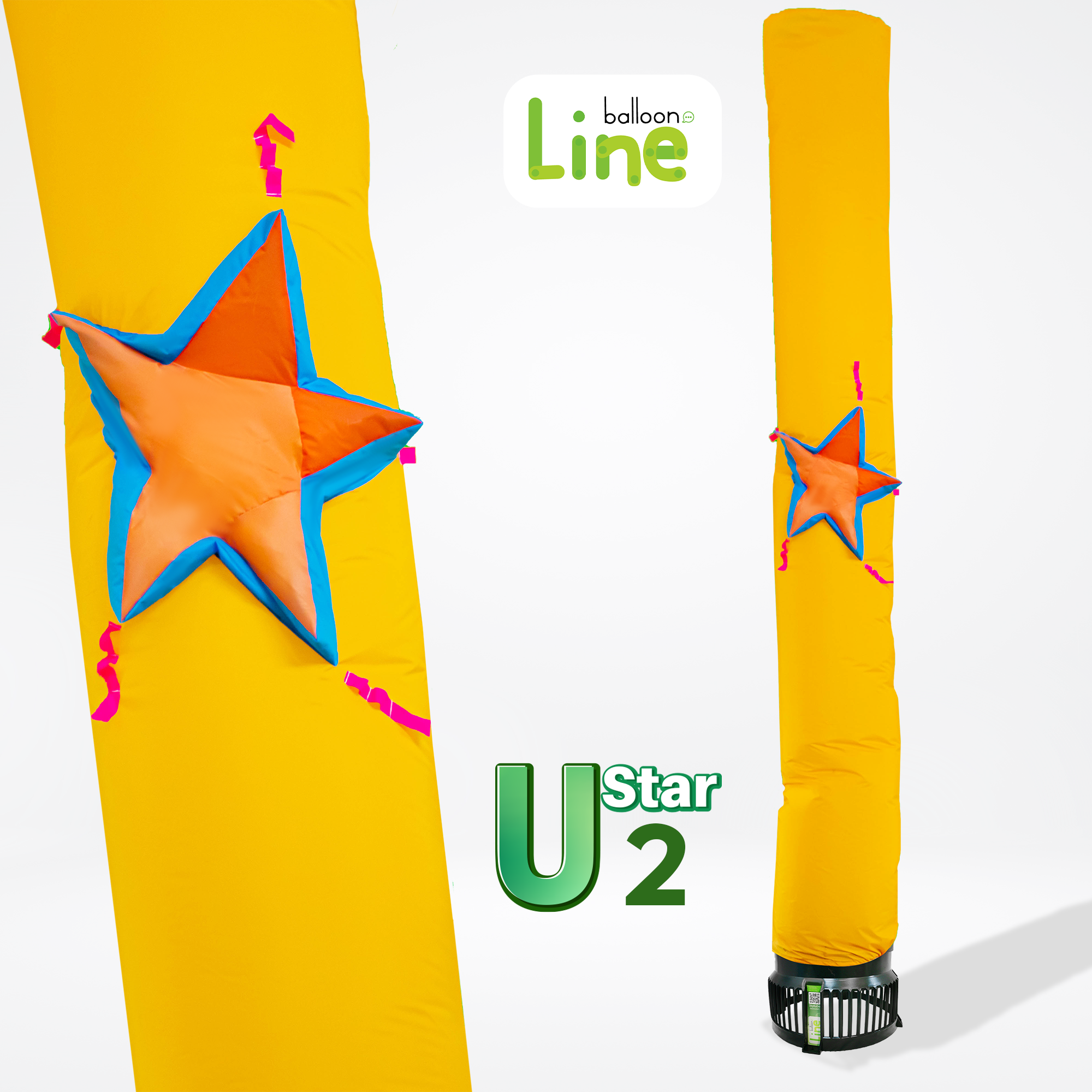 ท่อผ้าสกายทูป ท่อผ้าตรงแบบมีลวดลาย  U Star 2