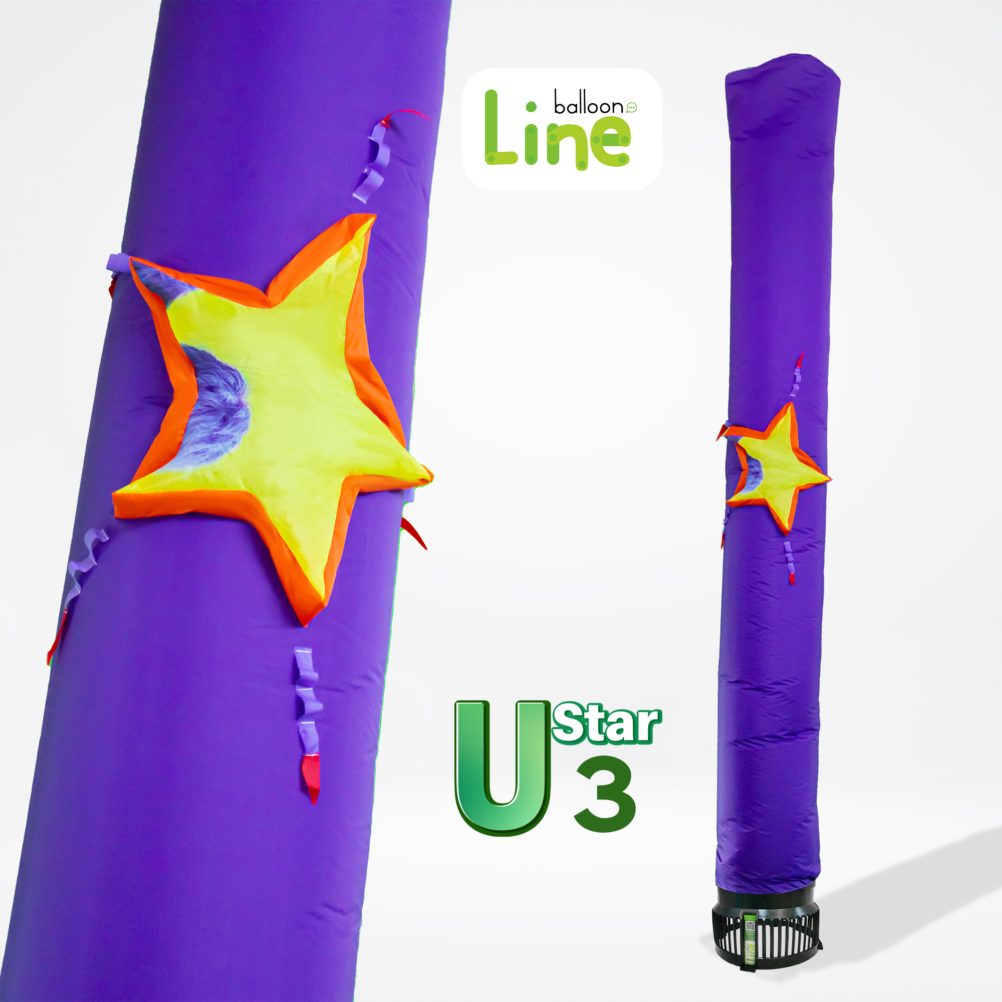 ท่อผ้าสกายทูป ท่อผ้าตรงแบบมีลวดลาย  U Star 3