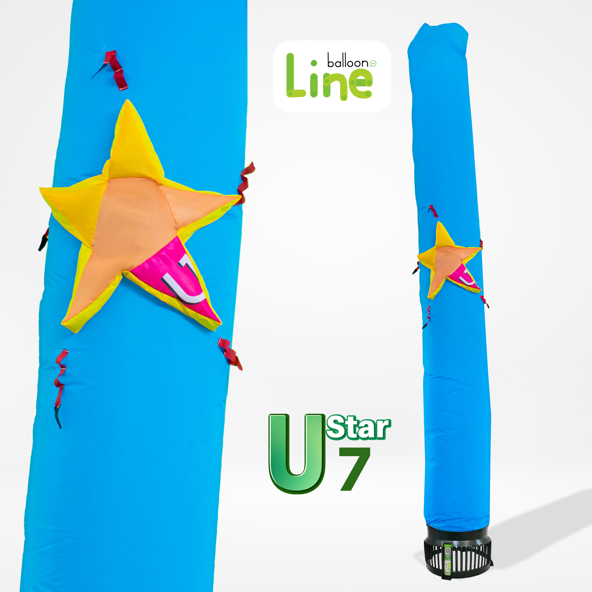 ท่อผ้าสกายทูป ท่อผ้าตรงแบบมีลวดลาย  U Star 7
