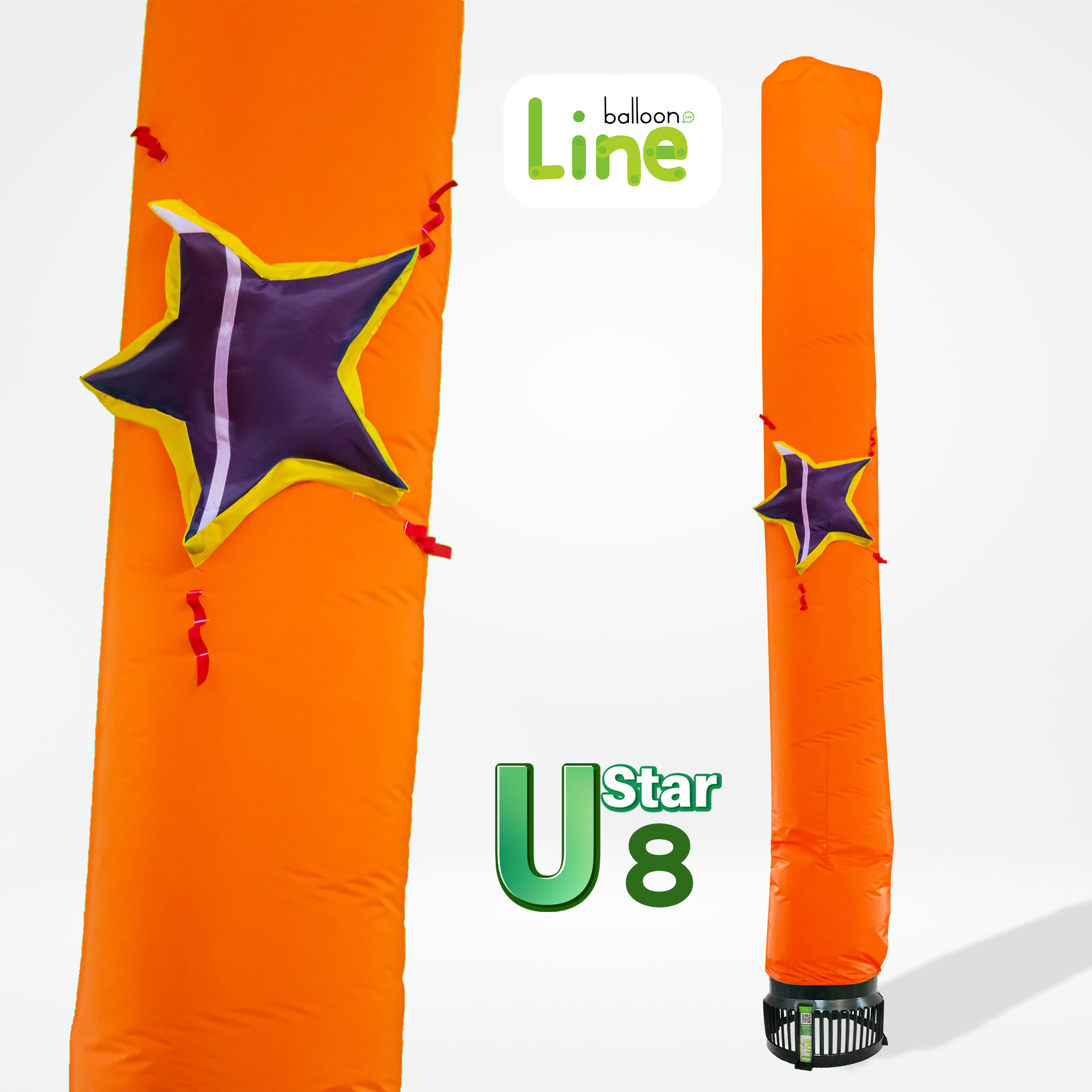 ท่อผ้าสกายทูป ท่อผ้าตรงแบบมีลวดลาย  U Star 8