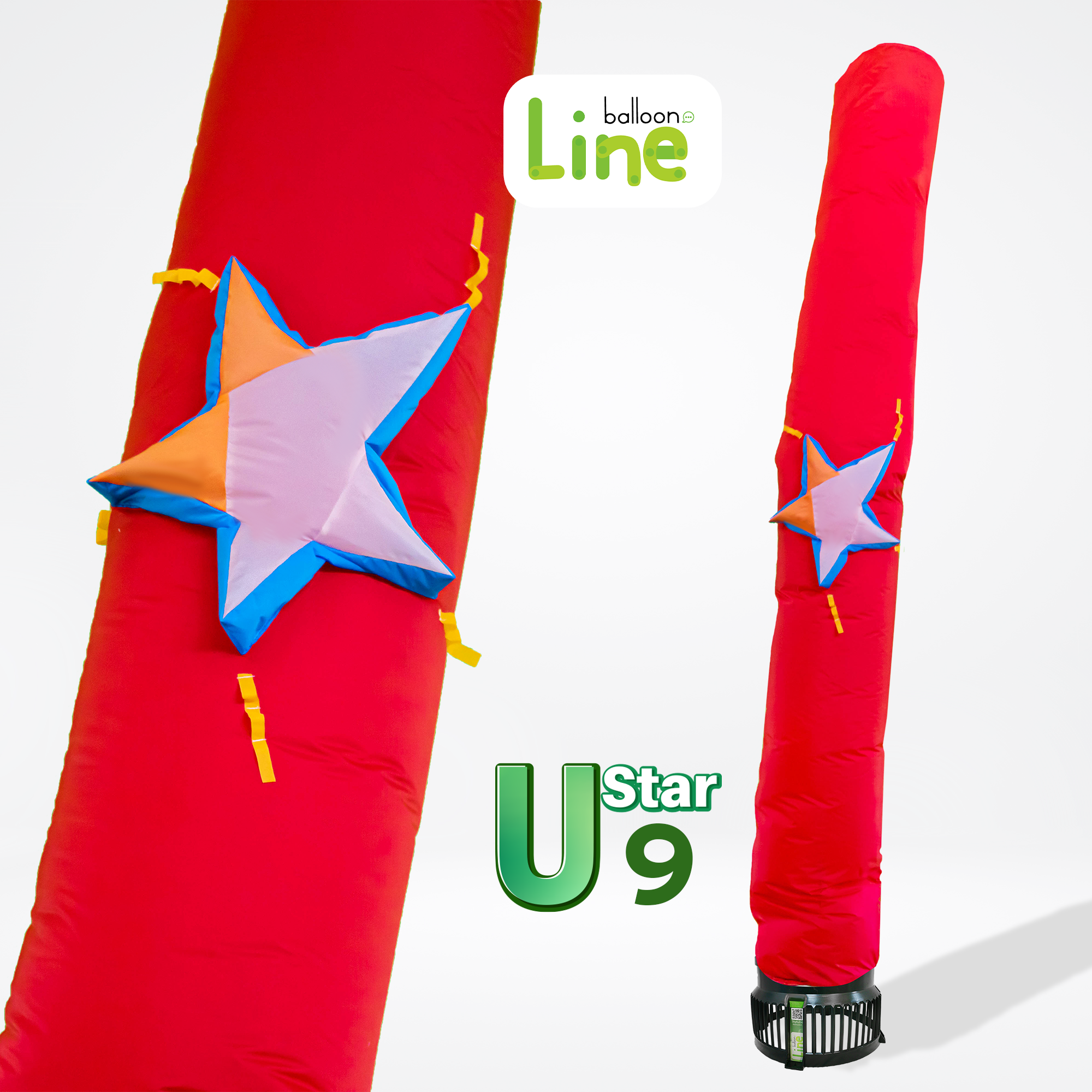 ท่อผ้าสกายทูป ท่อผ้าตรงแบบมีลวดลาย  U Star 9