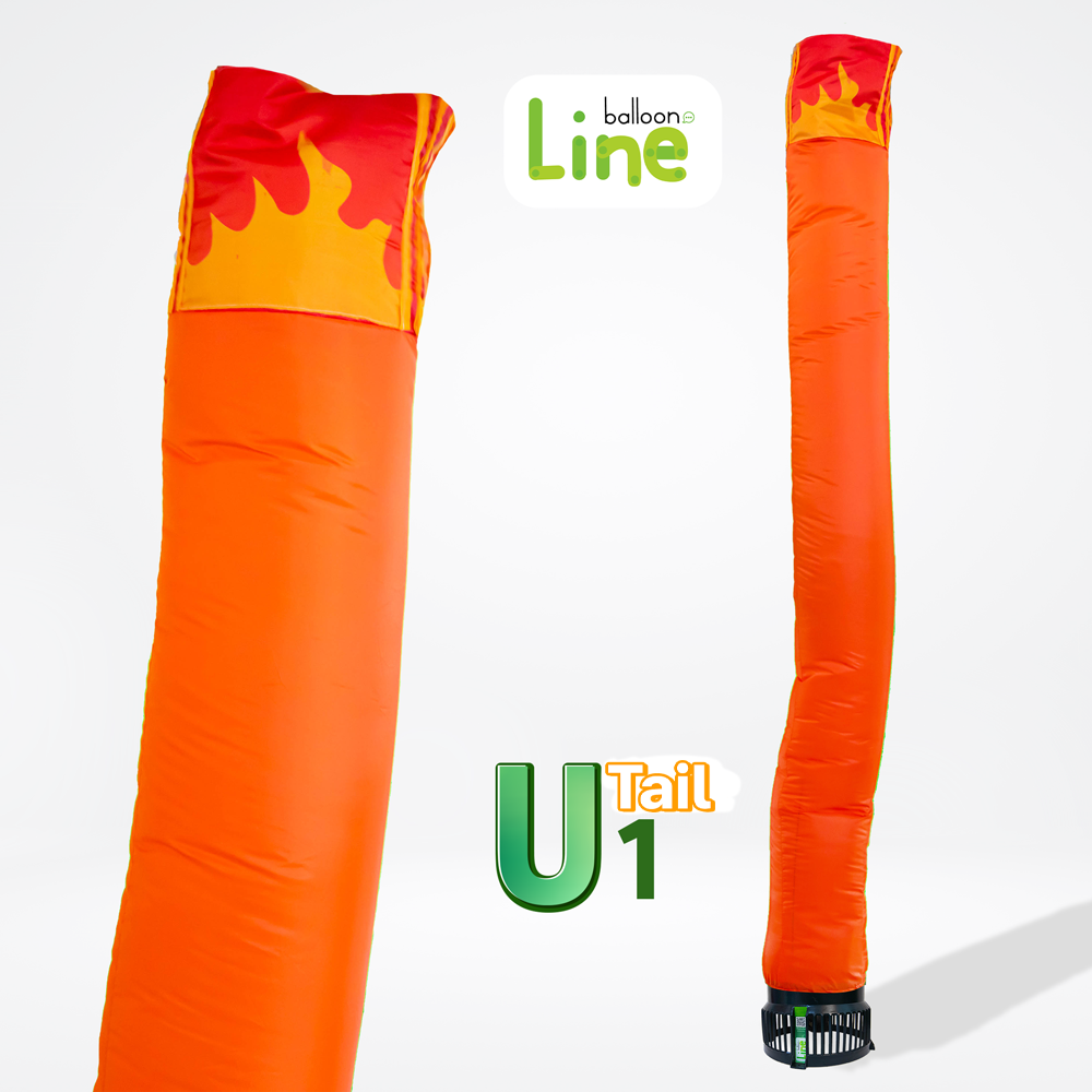 ท่อผ้าสกายทูป ท่อผ้าตรงแบบมีลวดลาย  U Tail 1