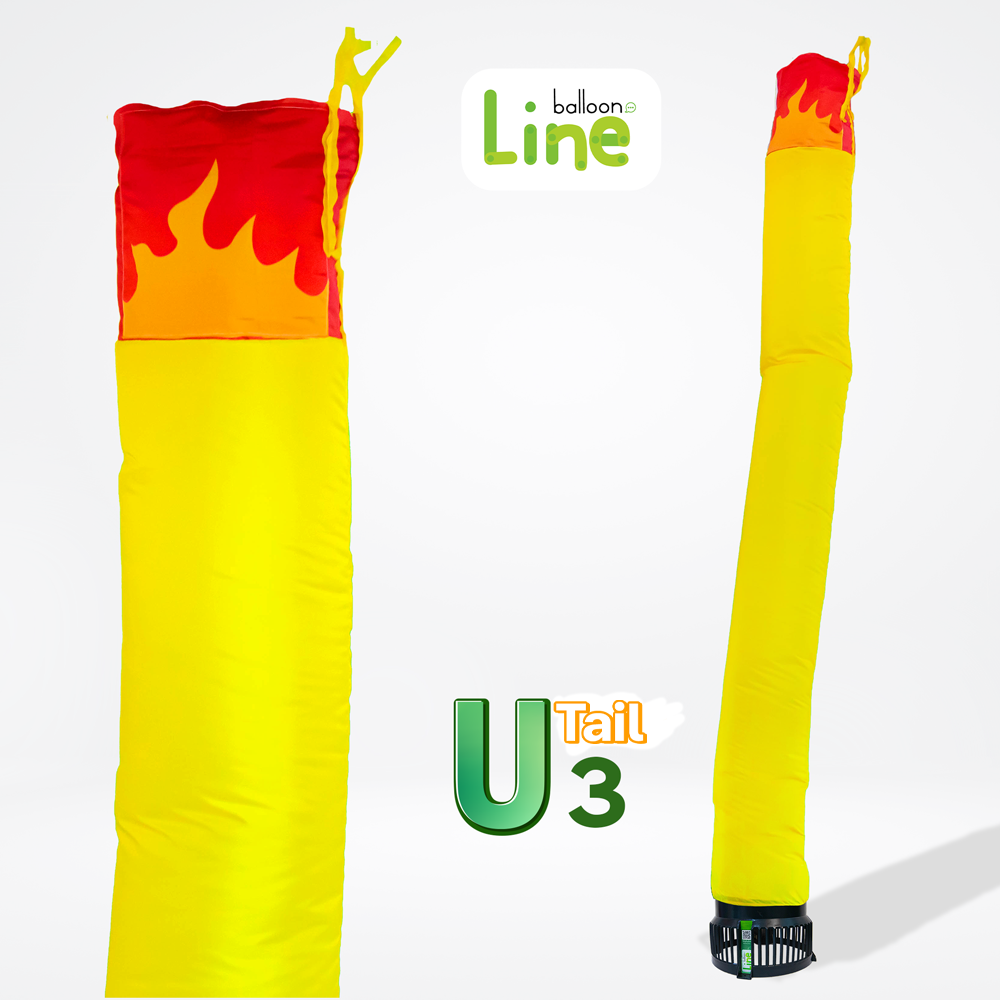 ท่อผ้าสกายทูป ท่อผ้าตรงแบบมีลวดลาย  U Tail 3