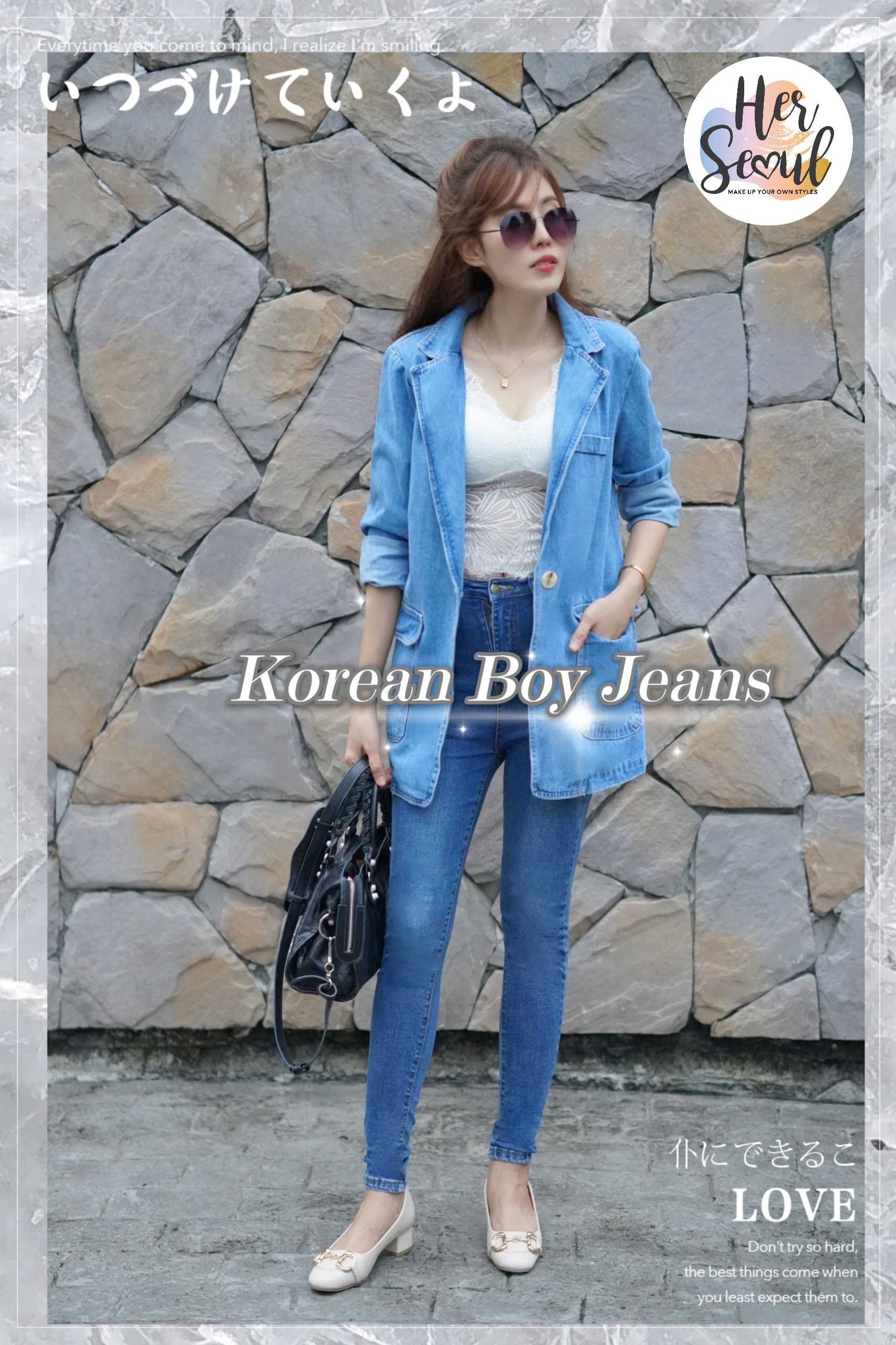 Korean Boy Jeans Jacket