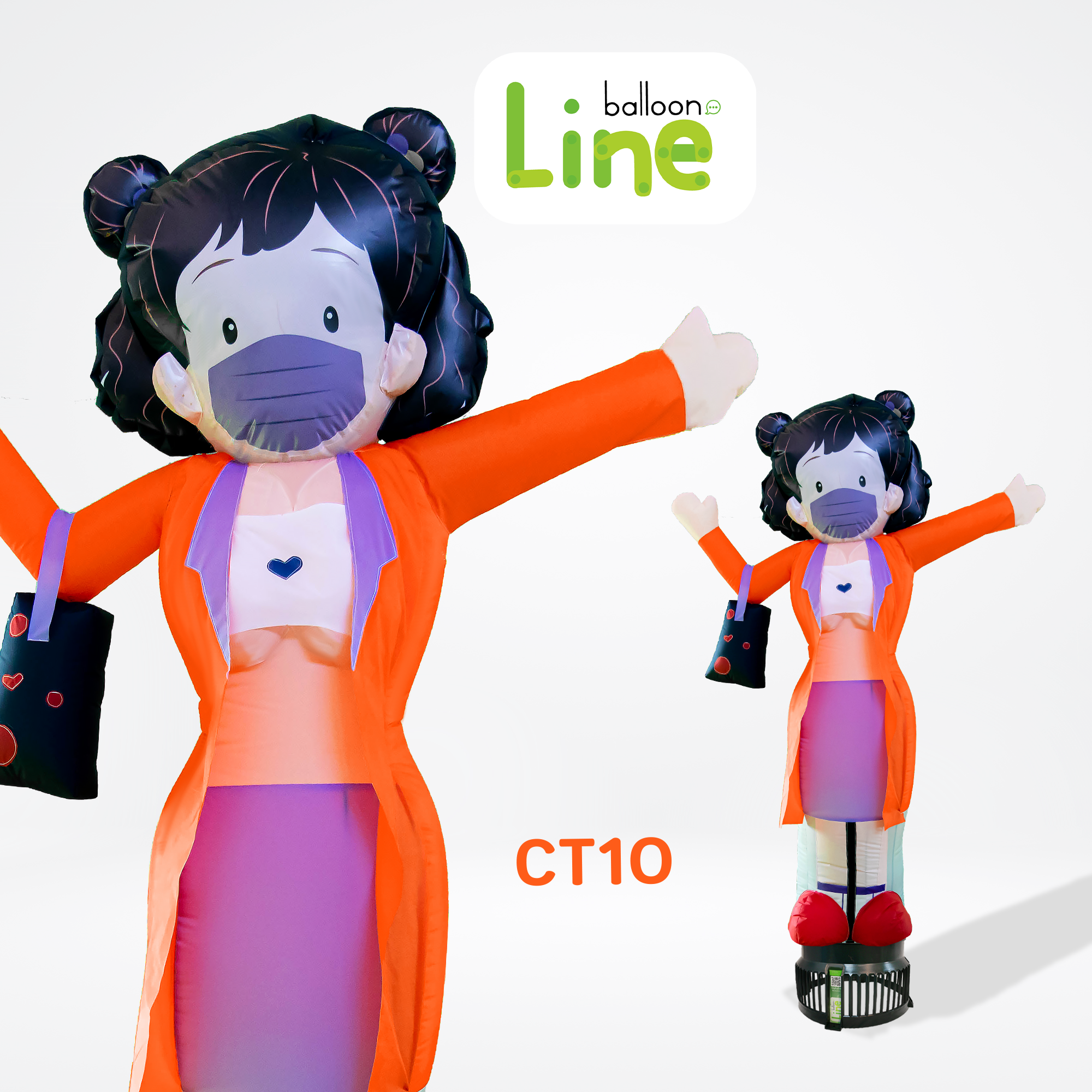 CT10 ท่อผ้าตุ๊กตาเจ๊สั่งลุย โบกเรียกลูกค้า