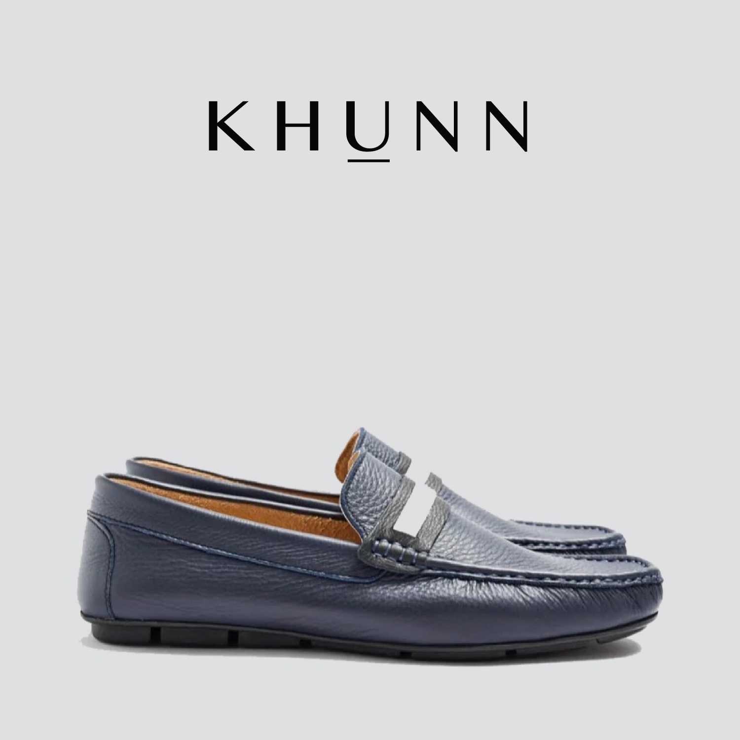 KHUNN (คุณณ์) รองเท้ารุ่น NAVY สี Darkblue
