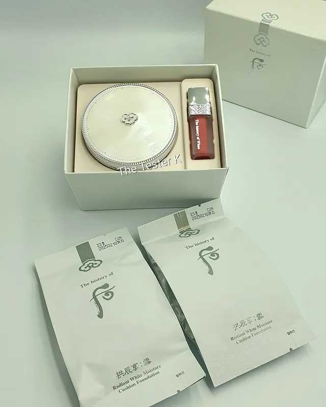The History of Whoo - Radiant White Moisture Cushion Set