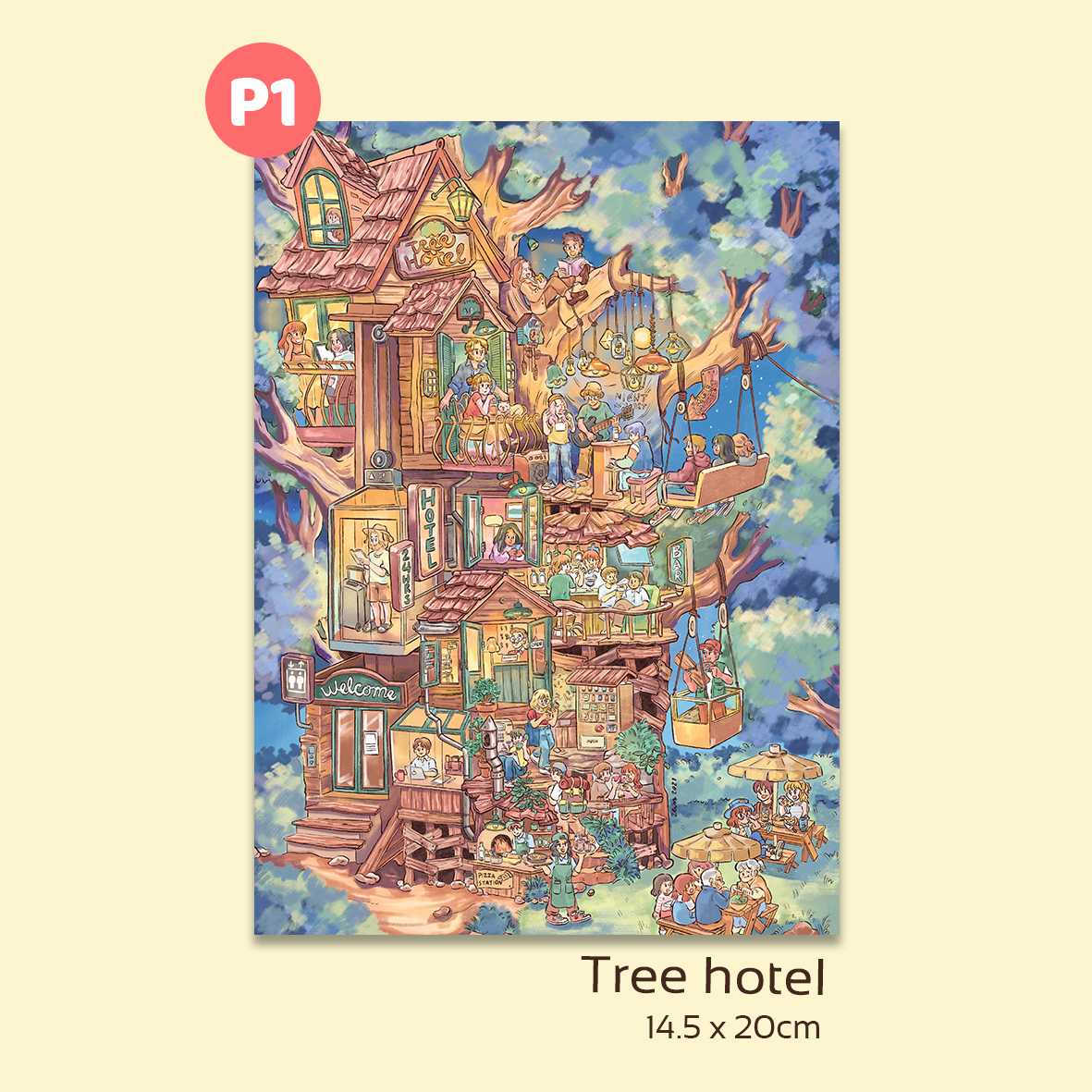 Artprint Tree hotel