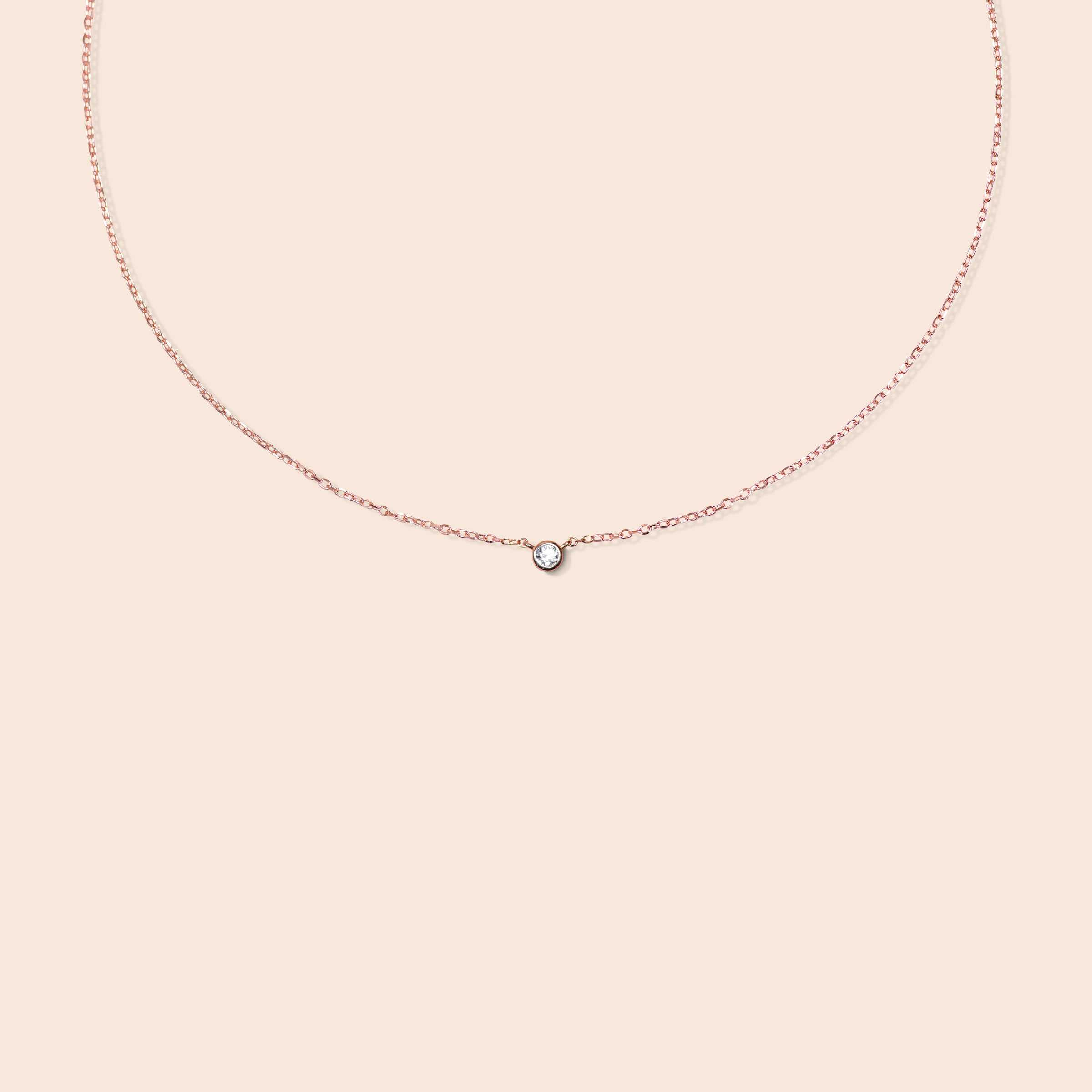 GEMMAPIECE สร้อย Single Diamond Choker