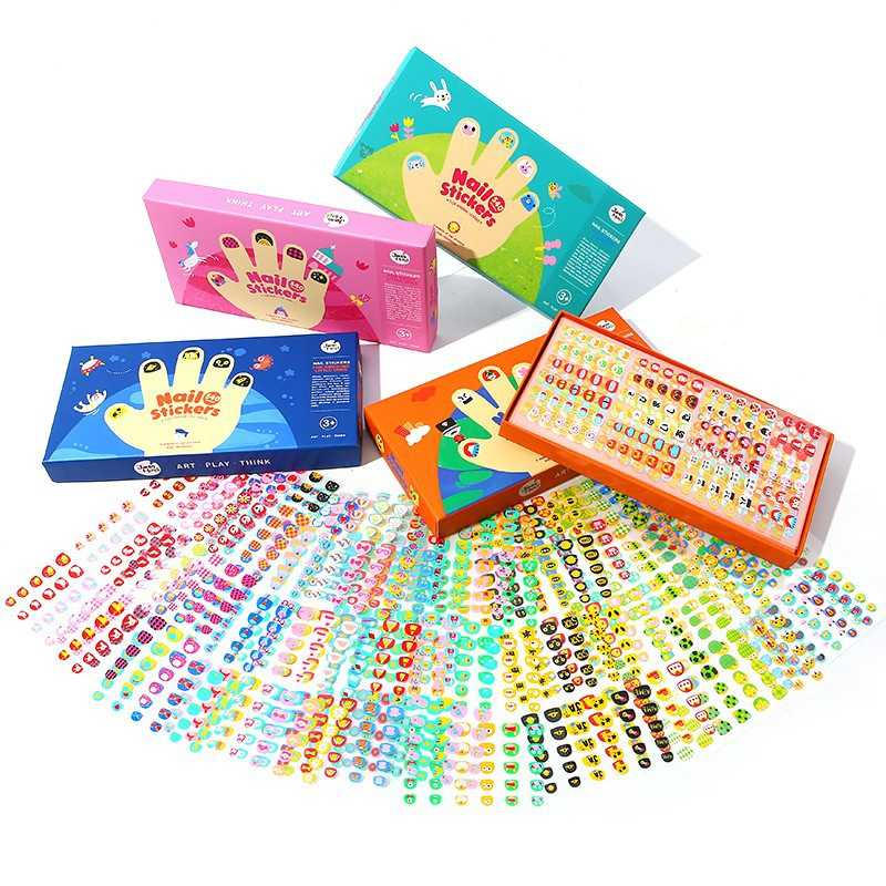 Joan Miro Nail Stickers- ชุดสติ๊กเกอร์ติดเล็บลวดลายต่างๆสำหรับเด็ก