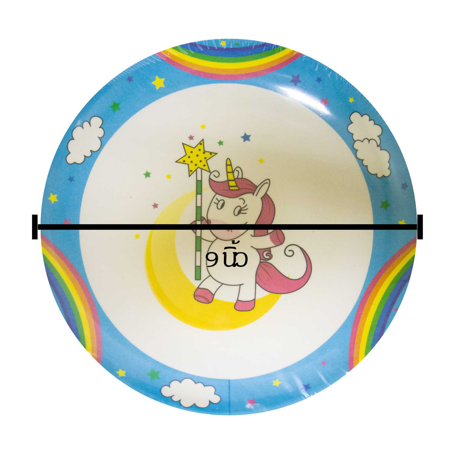 จานลายม้า PONY 9 นิ้ว/โหล
