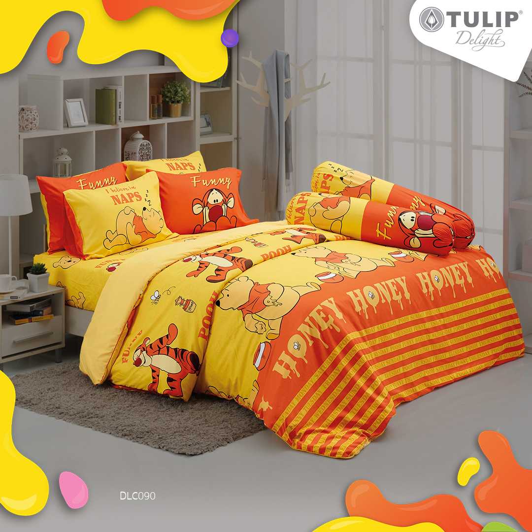 ชุดเครื่องนอนทิวลิปดีไลท์ ลายหมีพูห์ Pooh DLC090
