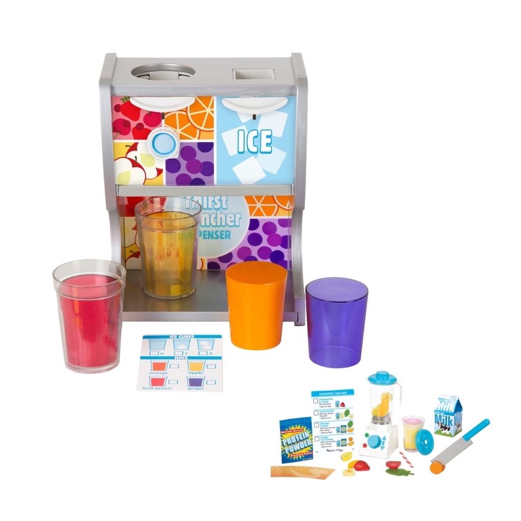 Melissa & Doug รุ่น Thirst Quencher Dispenser & Blender เครื่องกดน้ำแข็งและน้ำผลไม้ เครื่องปั่น