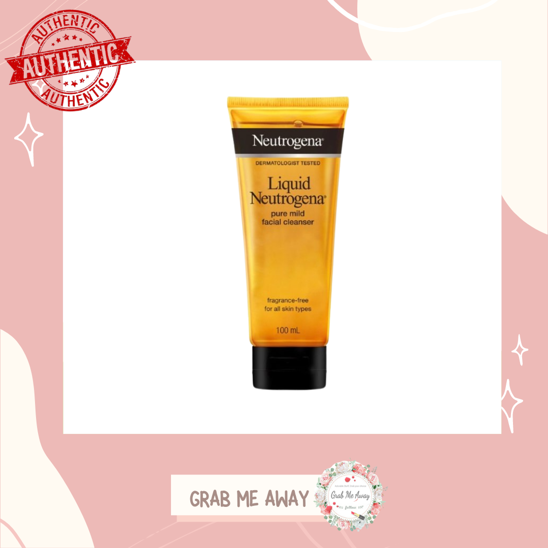 พร้อมส่ง ✨Neutrogena Pure Mild Facial Cleanser 100ml สูตรไม่มีน้ำหอม