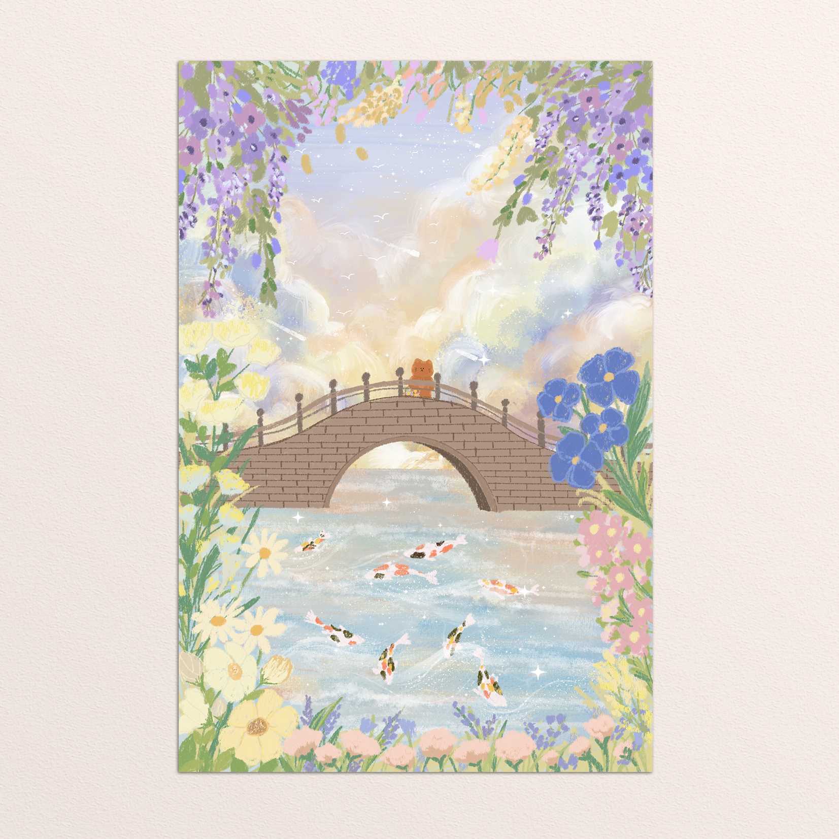 Art print Postcard [Flora garden]