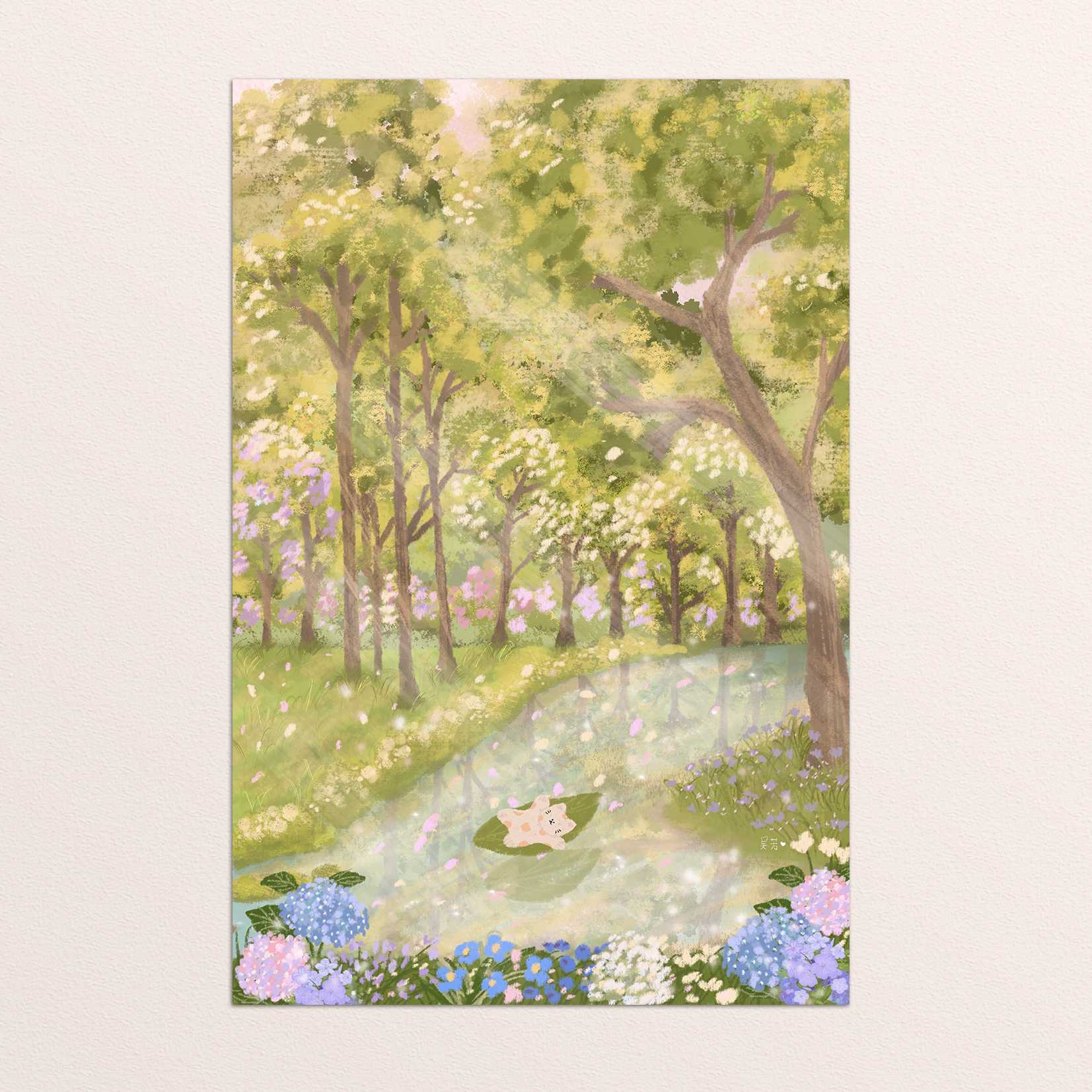 Art print Postcard [Fresh garden]