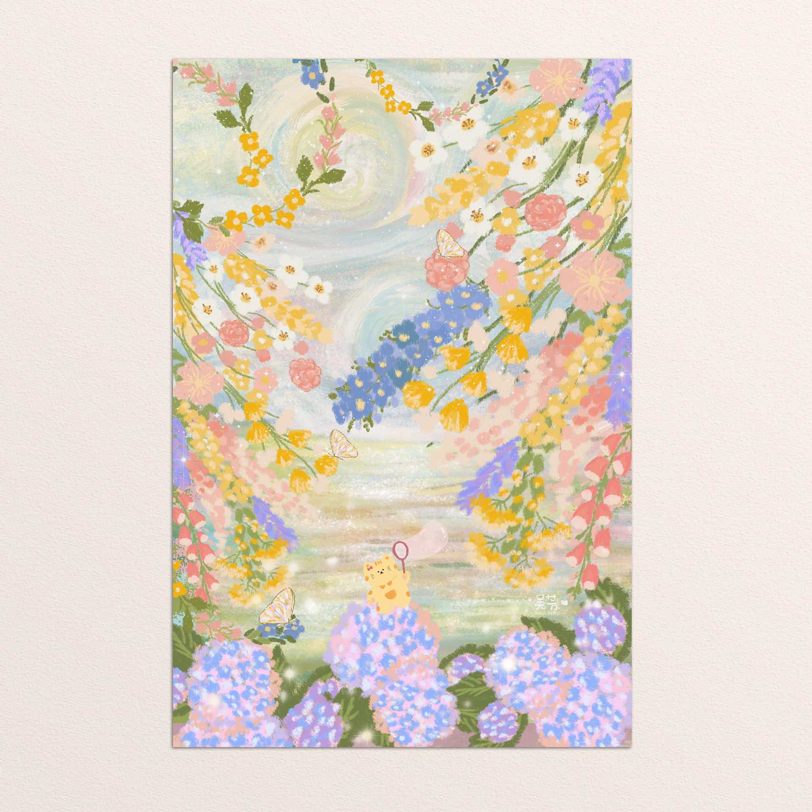 Art print Postcard [Botanical garden]