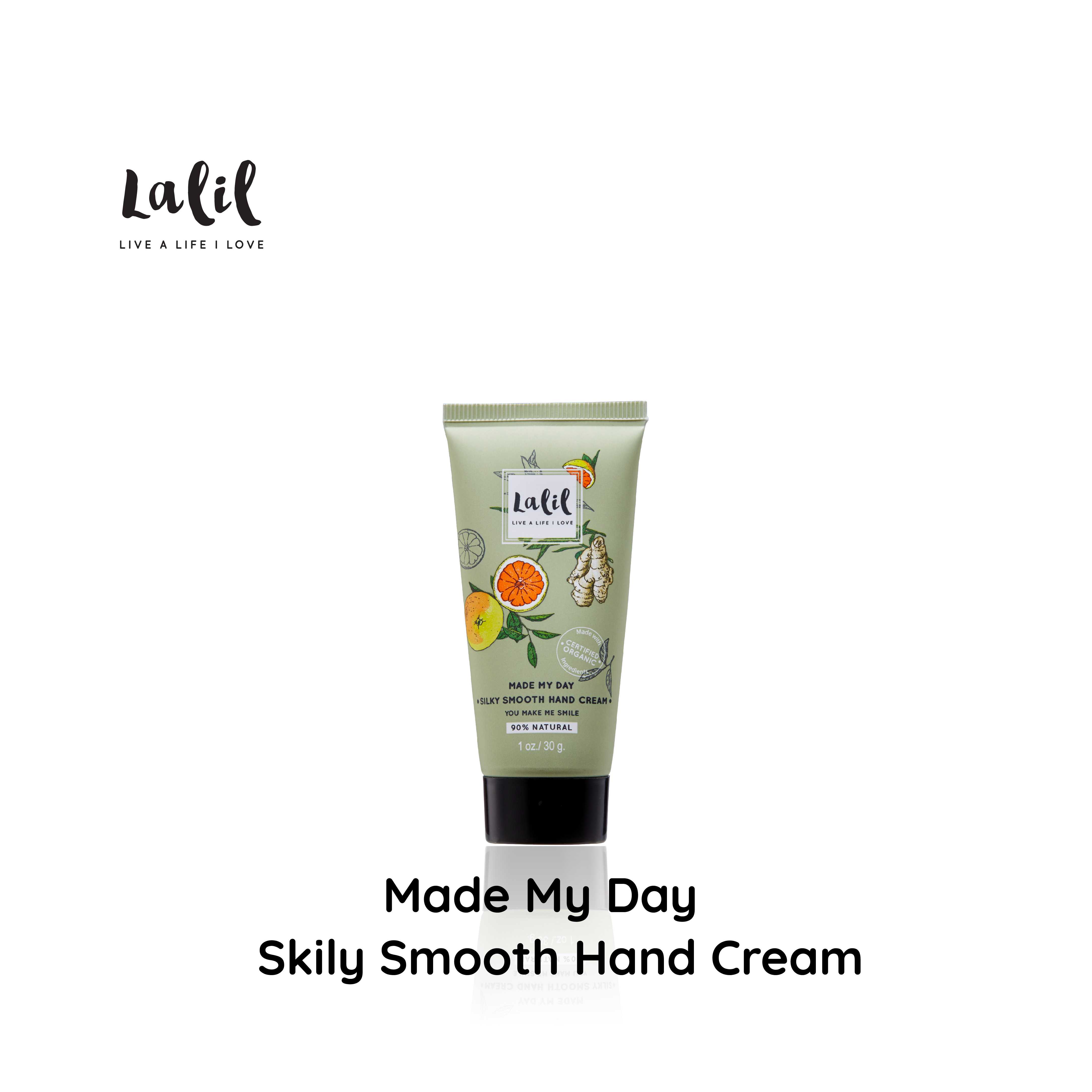 Lalil Made my day Silky Smooth Hand Cream (30 g.) ครีมทามือนุ่ม หอมสดใส อารมณ์ดี