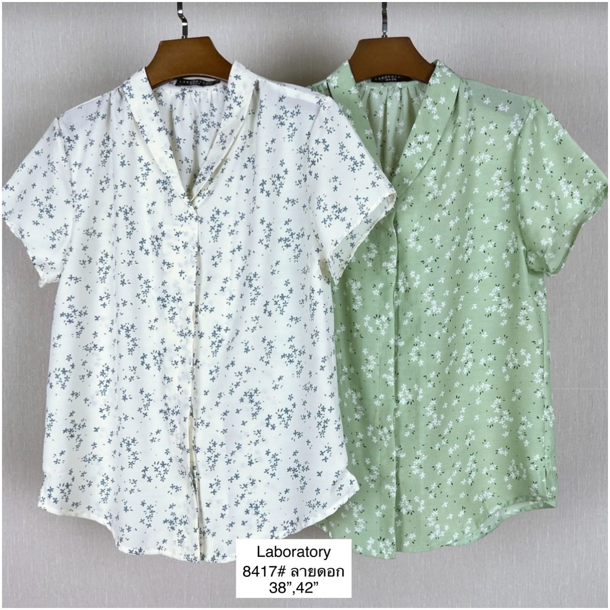 เสื้อ#8417ลายดอก