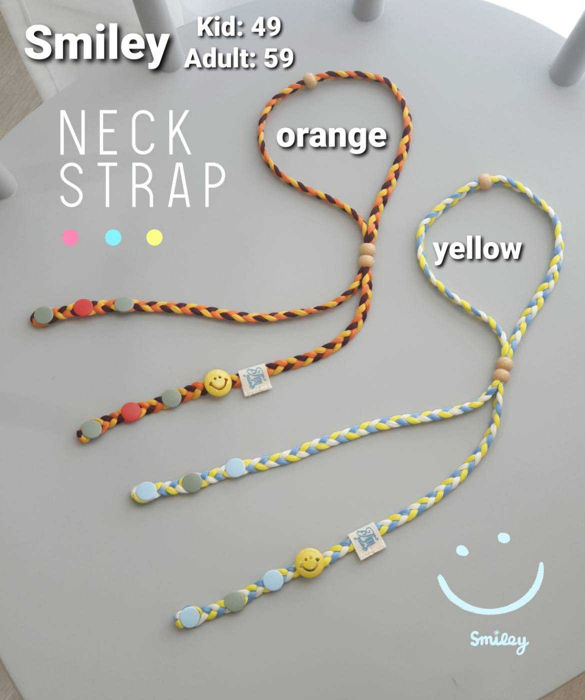 Smiley Neck Strap