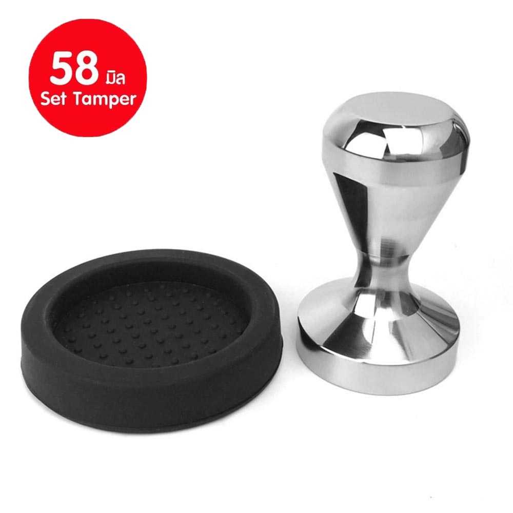 พร้อมส่ง!! ชุด Tamper ใช้ได้กับ ฟิลเตอร์ หัวกรุ๊ป 51 มิลและ 58 มิล พร้อมยางซิลิโคนรองแทมเปอร์