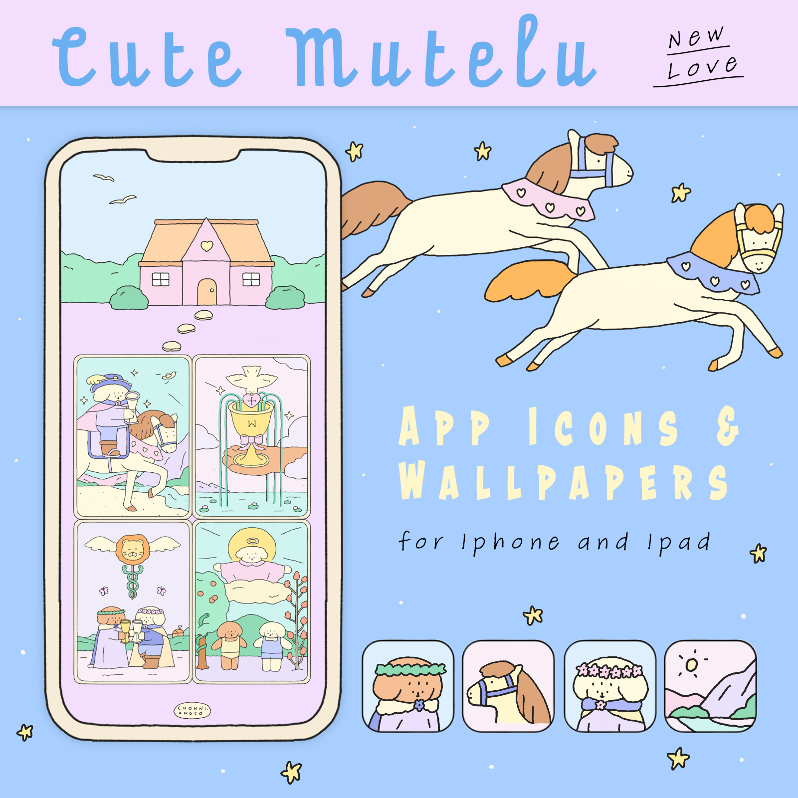 New Love : wallpapers and app icons for iphone and ipad