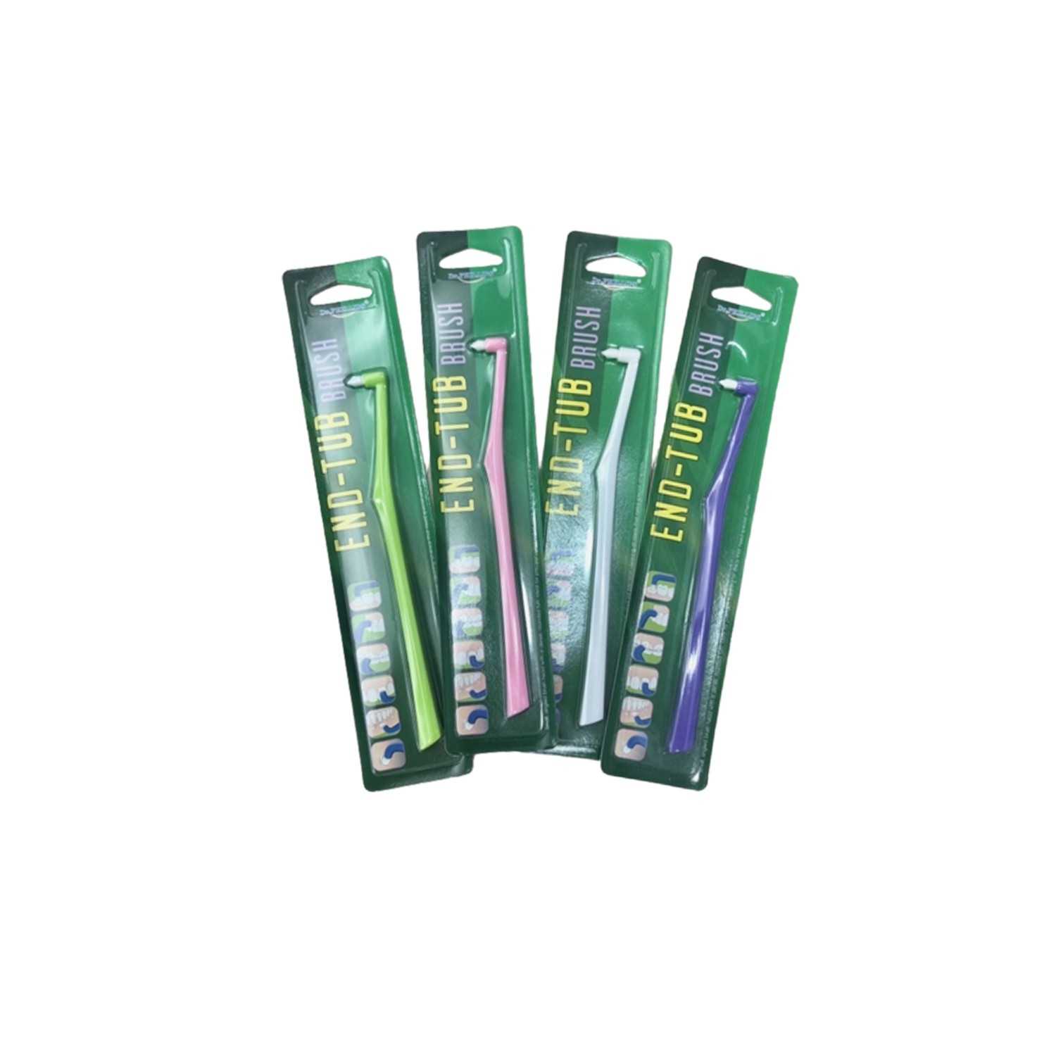 Dr.phillips  end tuft แปรงสีฟันสำหรับฟันกราม 1 ชิ้น (คละสี)