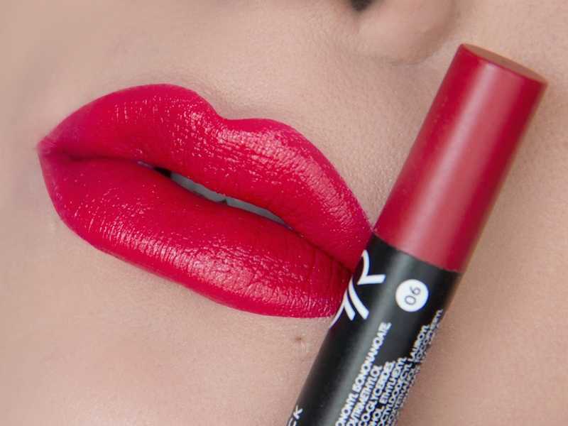 Golden Rose โกลเด้น โรส แมท เครยอน ลิปสติก ลิปดินสอ Matte Lipstick Crayon 3.5g เบอร์ 06
