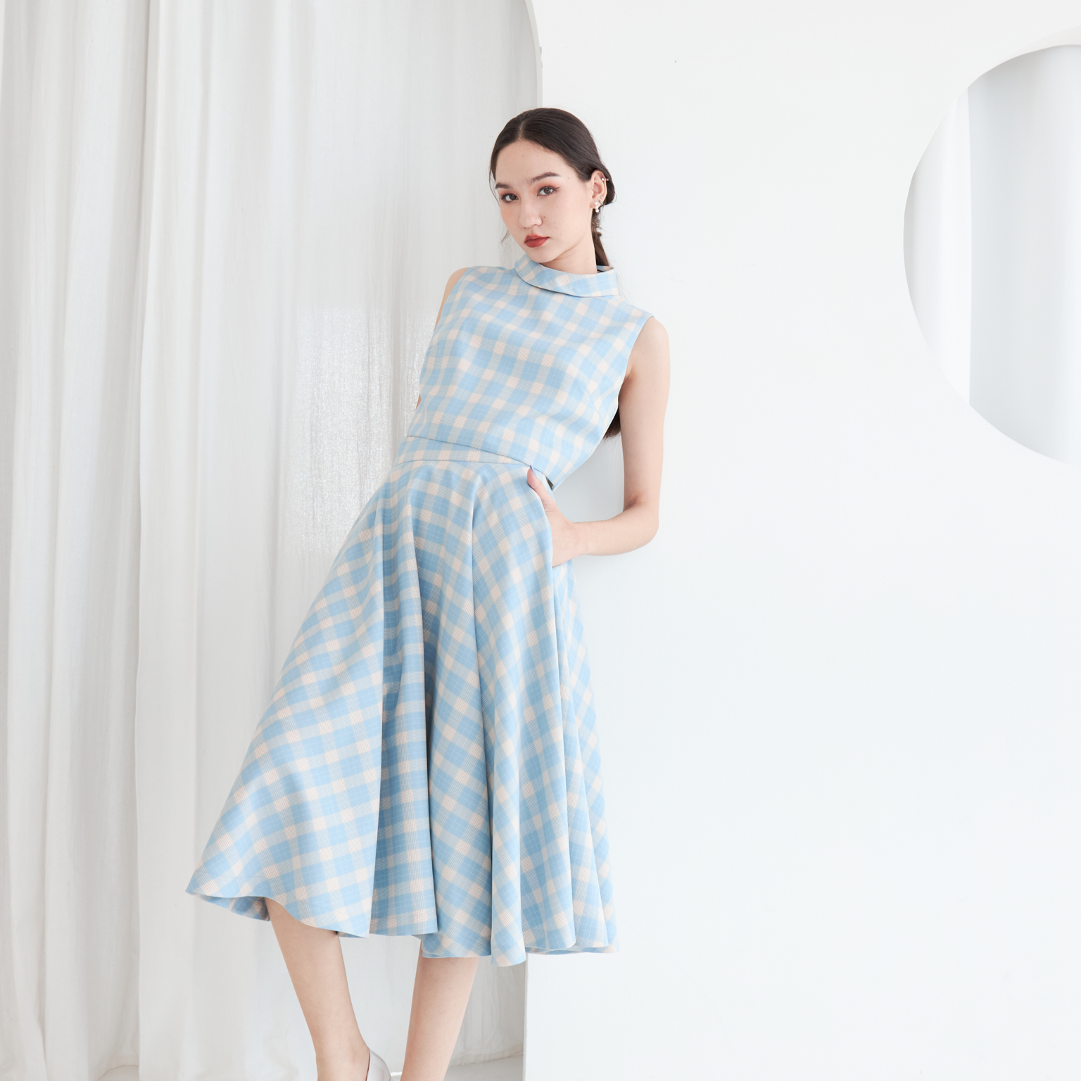 DARIA SKIRT - BABY BLUE