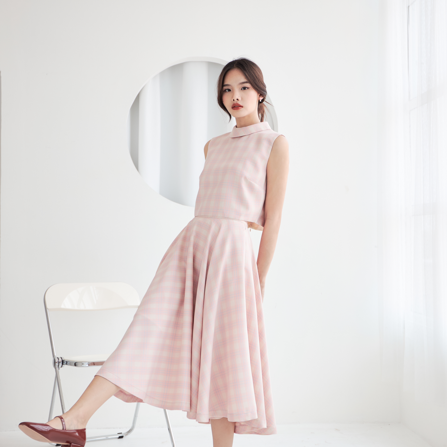 DARIA SKIRT - BABY PINK