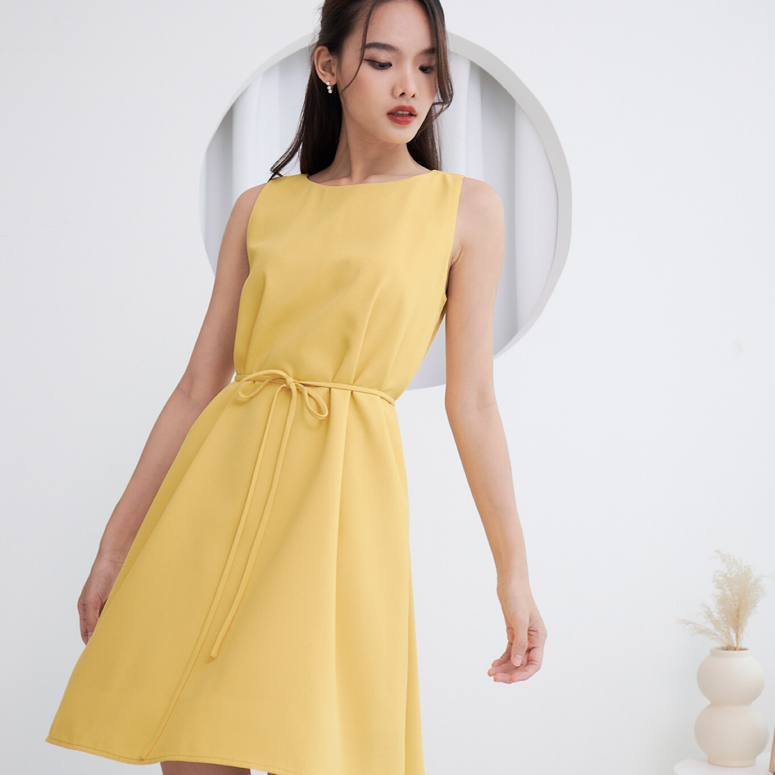 LUCIA DRESS - BUTTER