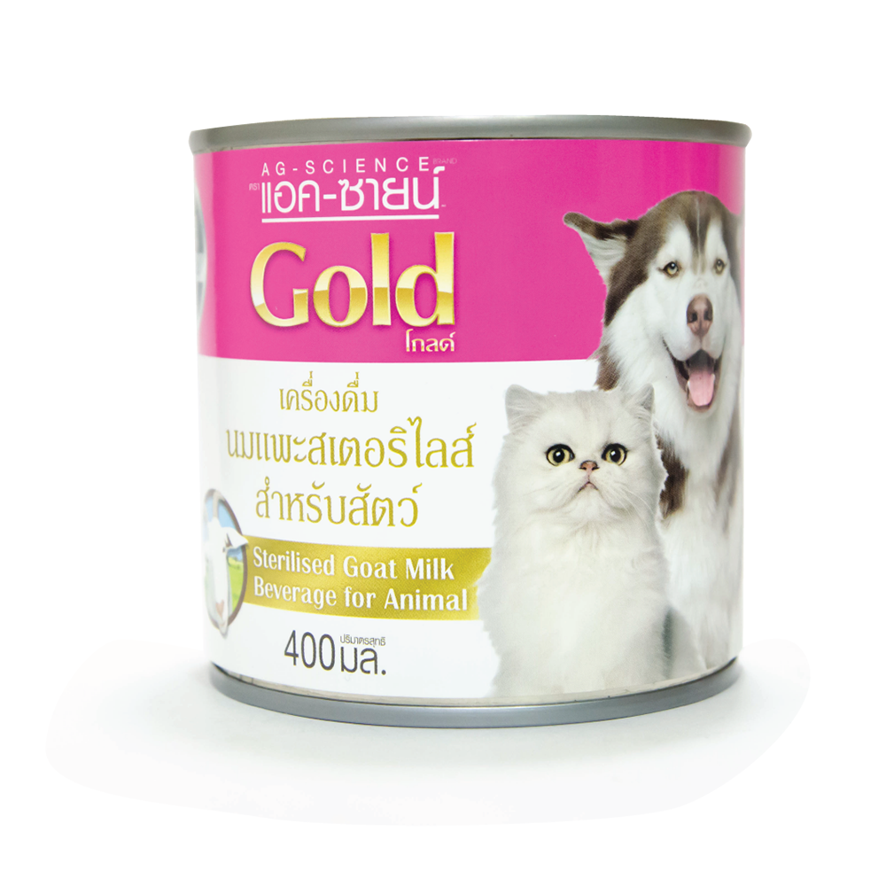 นมแพะสเตอริไลส์ AG-Science Gold 400มล.