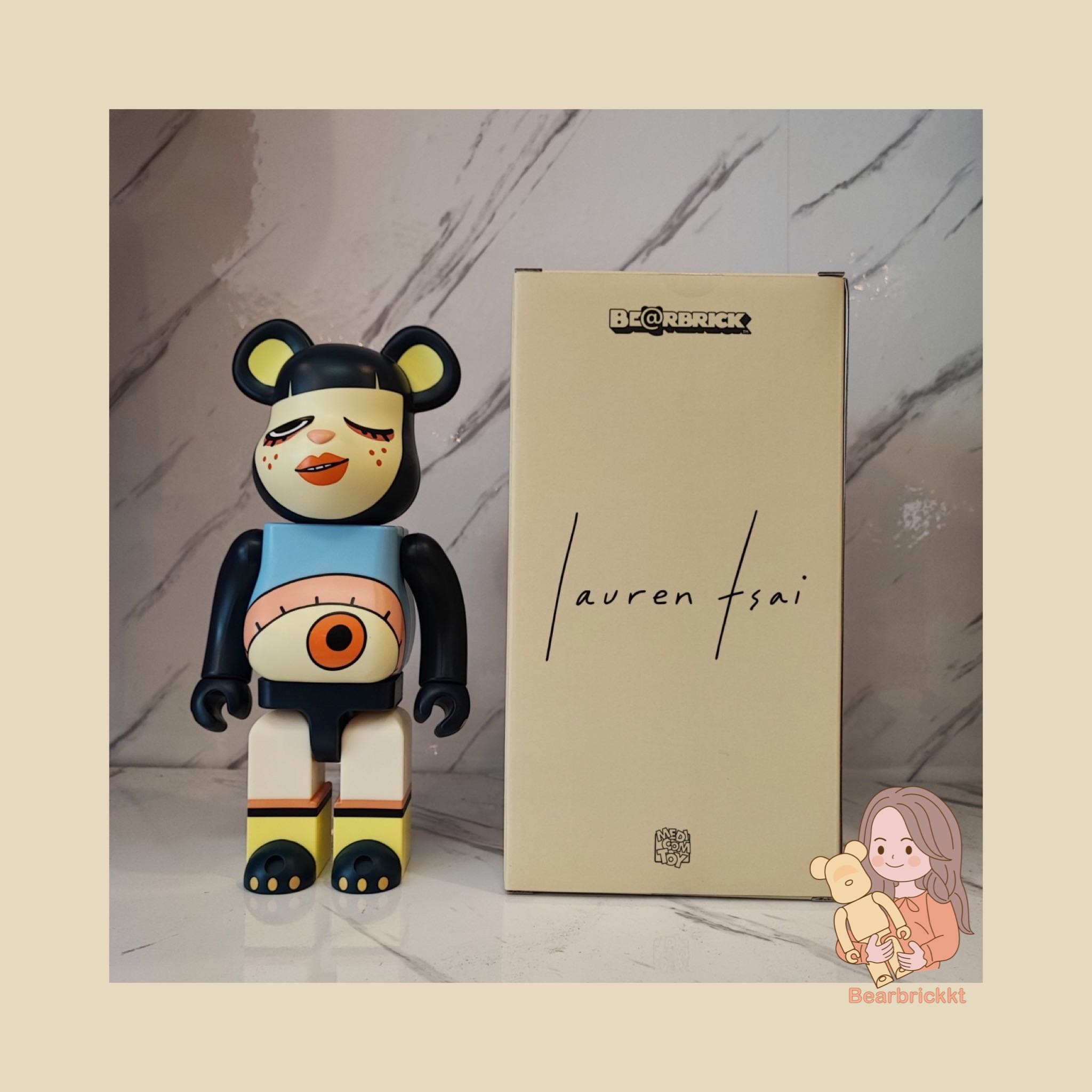 Bearbrick Lauren Tsai 400% , 1000% พร้อมส่ง