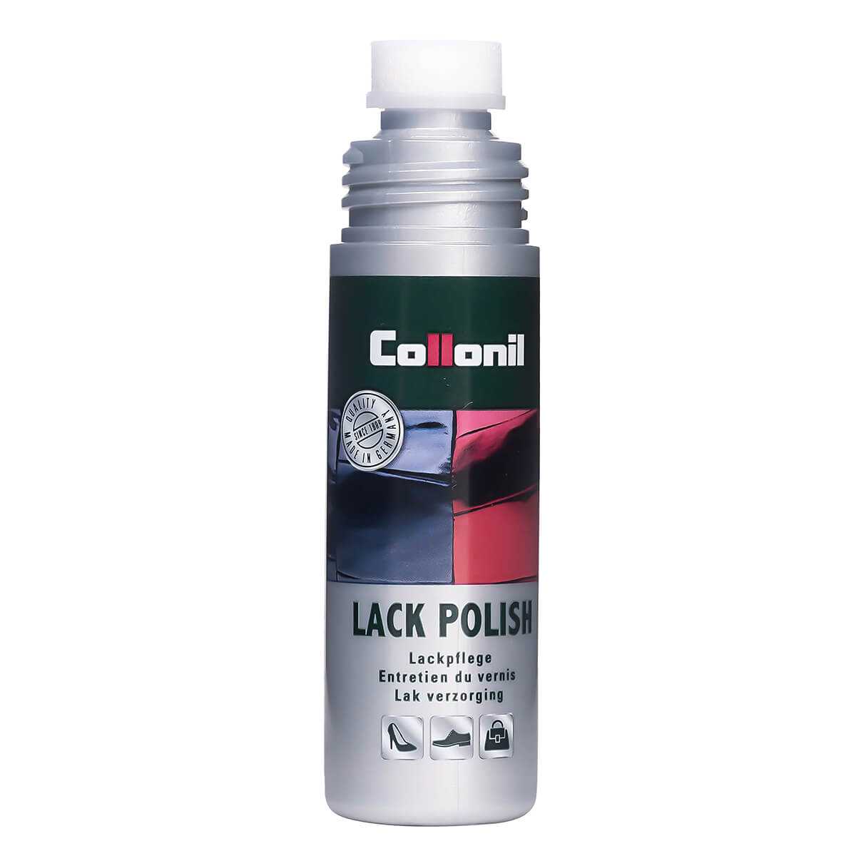 Collonil Lack Polish 100 ml. บำรุงหนังแก้ว,หนังมันเงา เคลือบป้องกันการดูดสี รักษาสีและทรงของหนังแก้ว