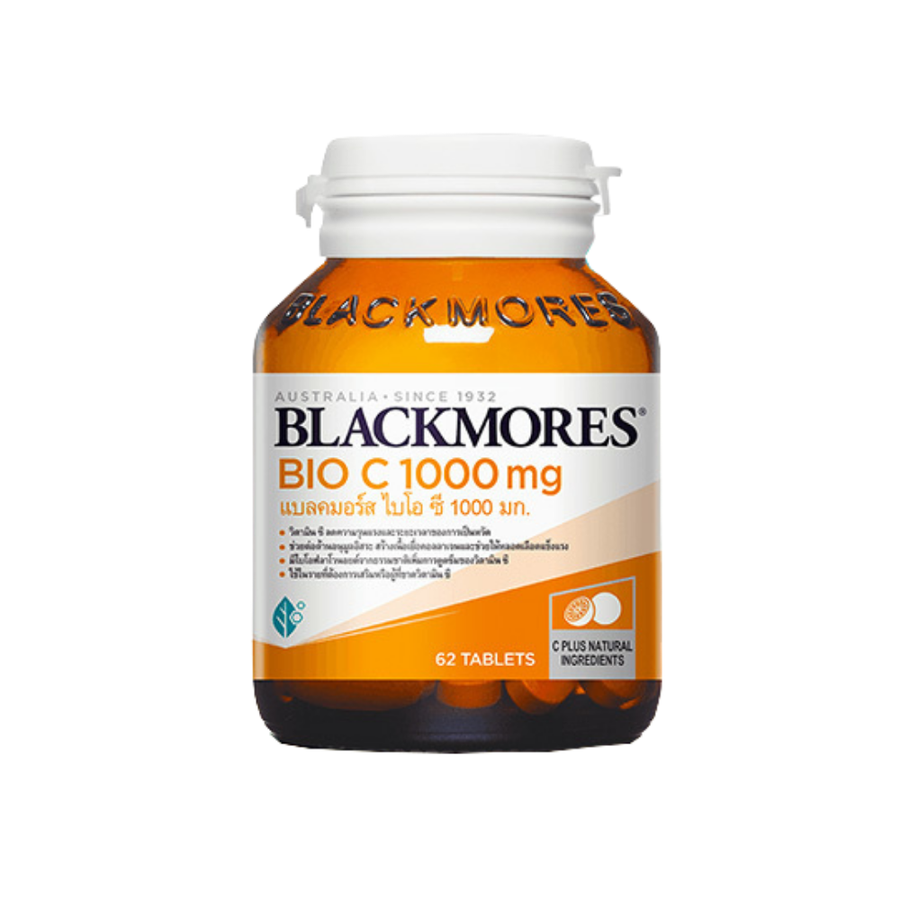 Blackmores Bio C 1000 mg. 62 เม็ด วิตามินซีสูง ป้องกันหวัด