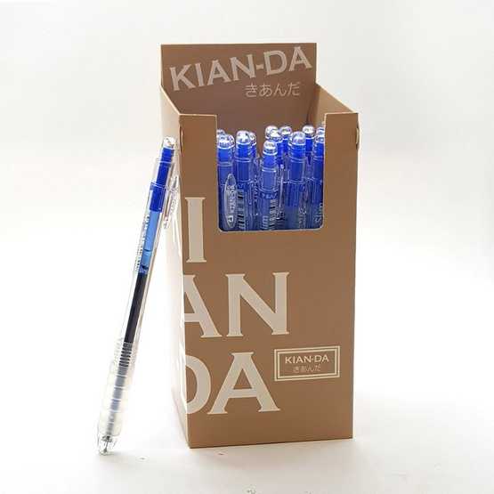 KIAN-DA ปากกาหมึกเจลหัวเข็ม รุ่น U-Slim ขนาดหัวปากกา 0.5 มม.  (24 ด้าม)