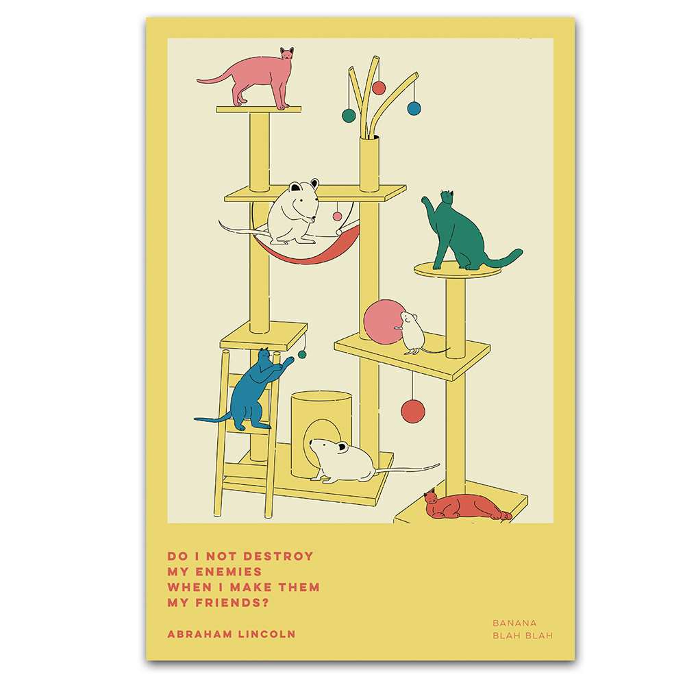 Quotes Postcard — Make them my friends