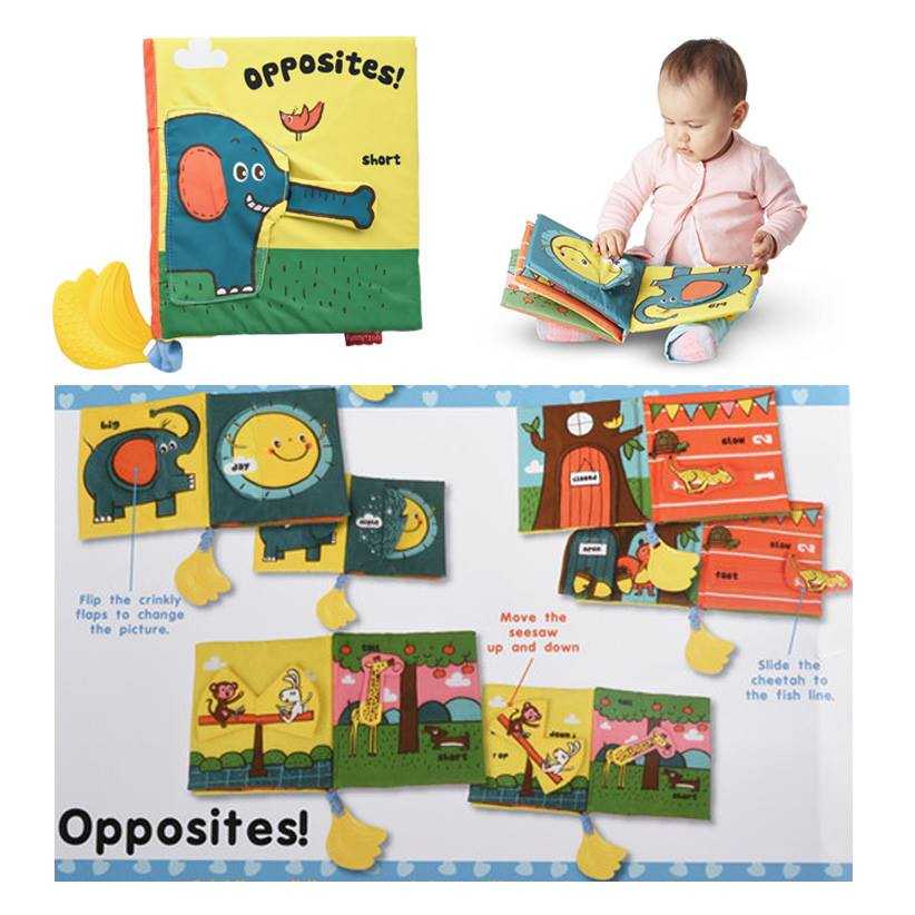 หนังสือผ้า Opposites